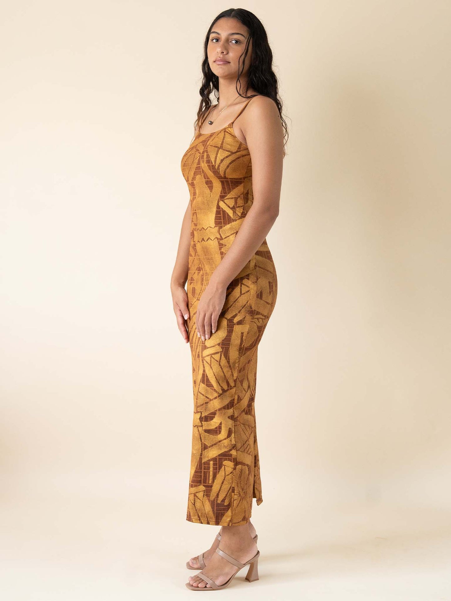 Moana Dress Long - Bronze