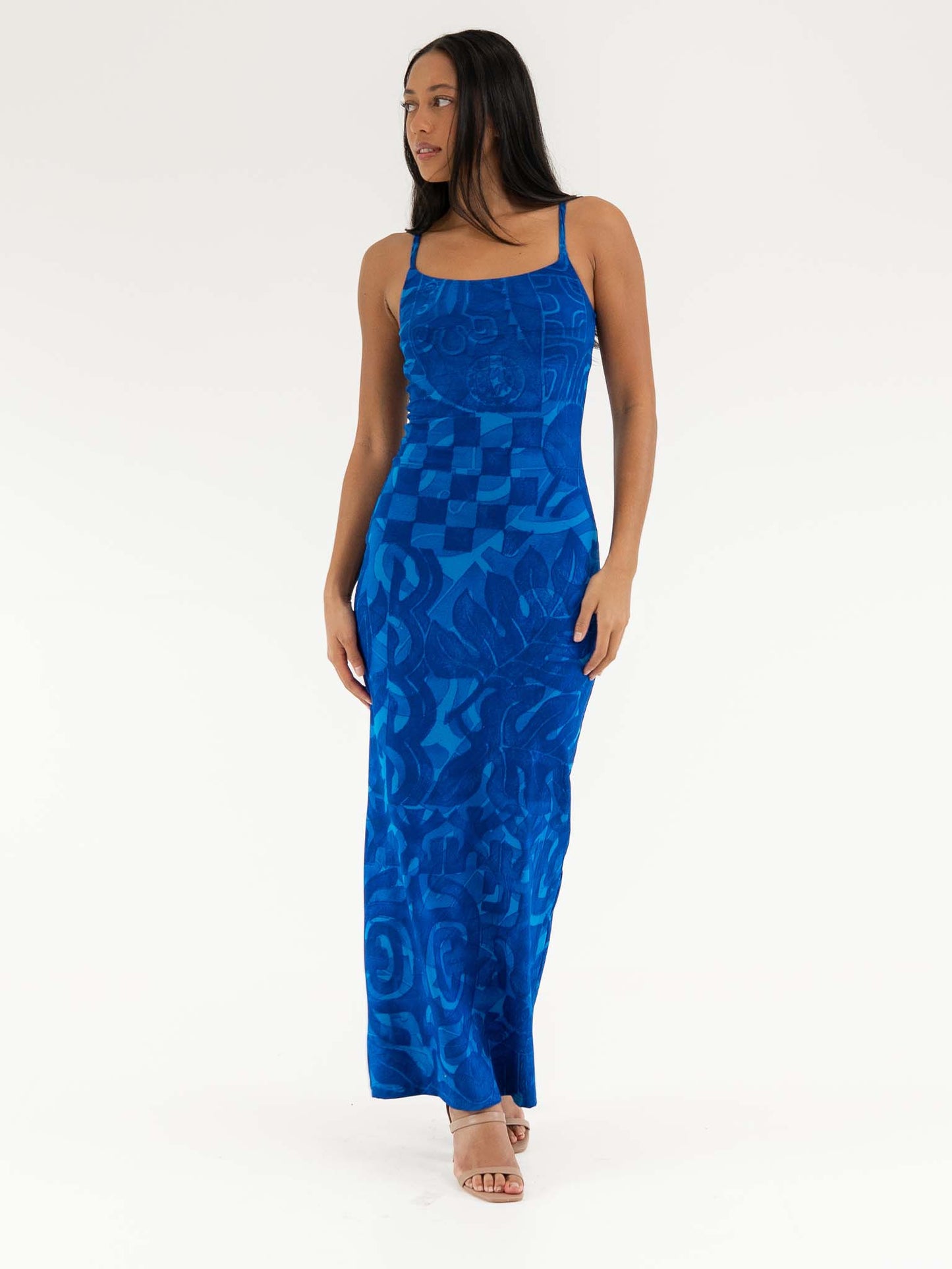 Moana Dress Long - Deep ocean
