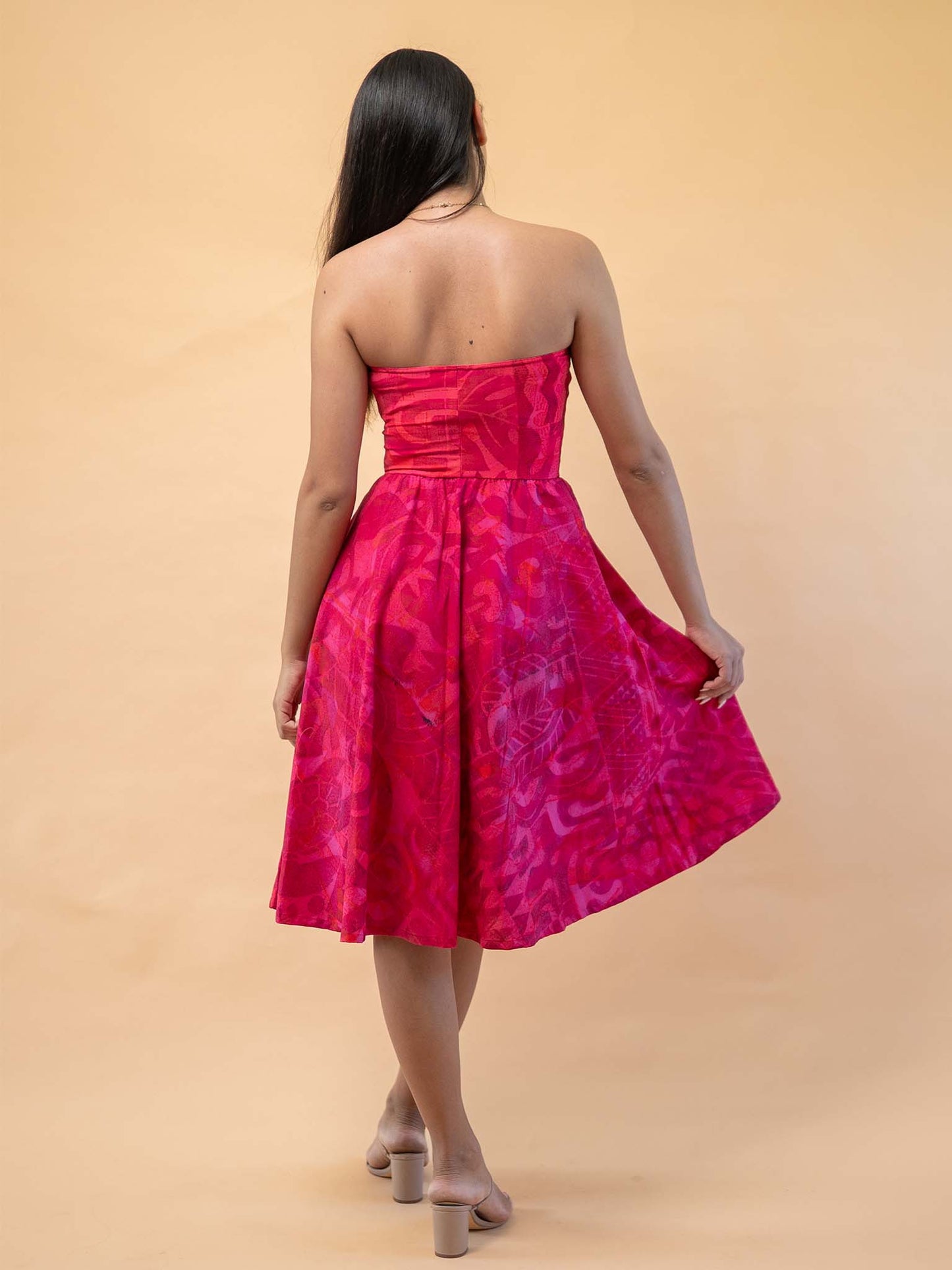 Tehina Dress -  Dark Cerise