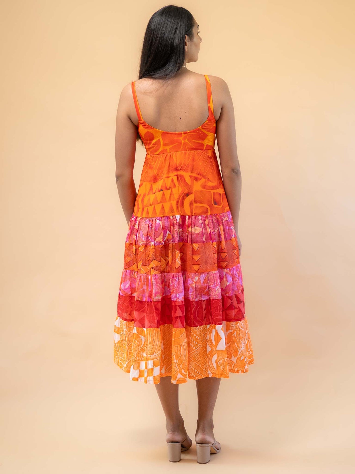 Maine Dress - Tangerine