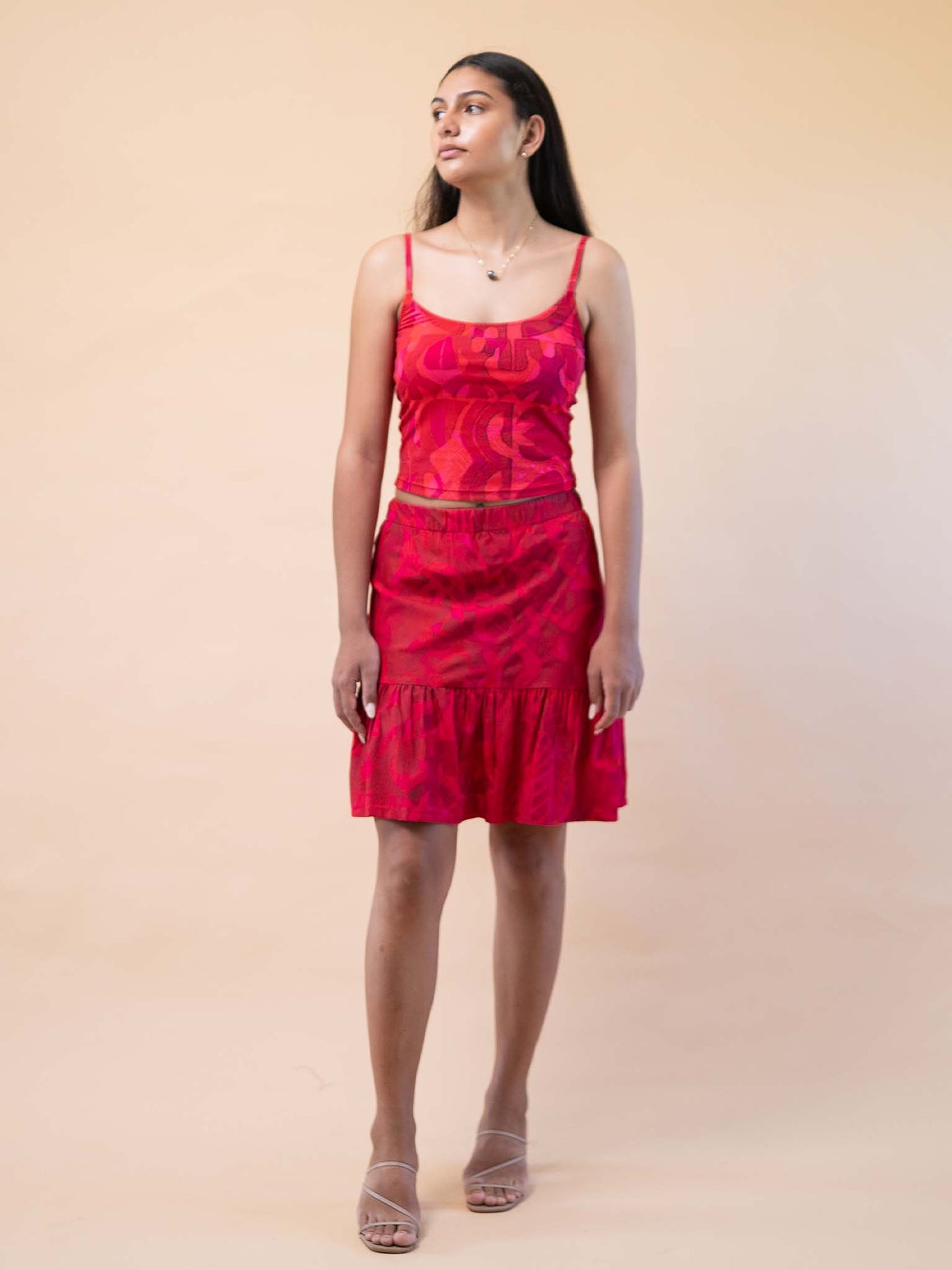 Anela Skirt -  Dark Cerise