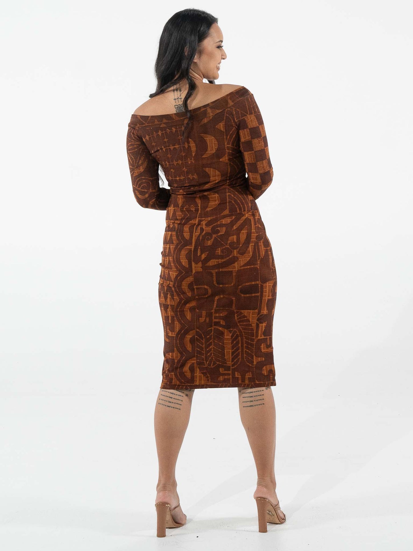 Lydia Dress - Bark