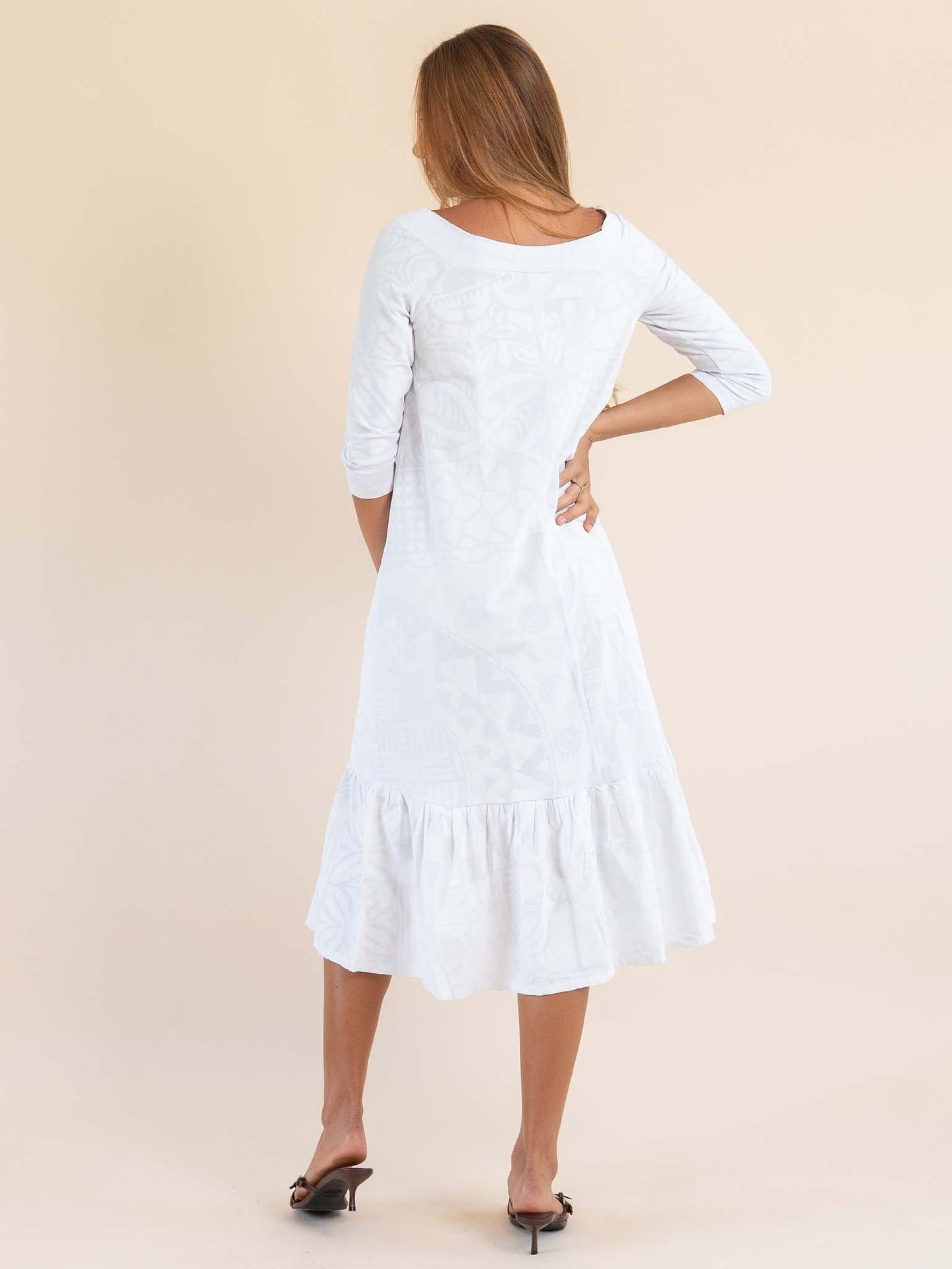 Hinanui Dress - Gardenia