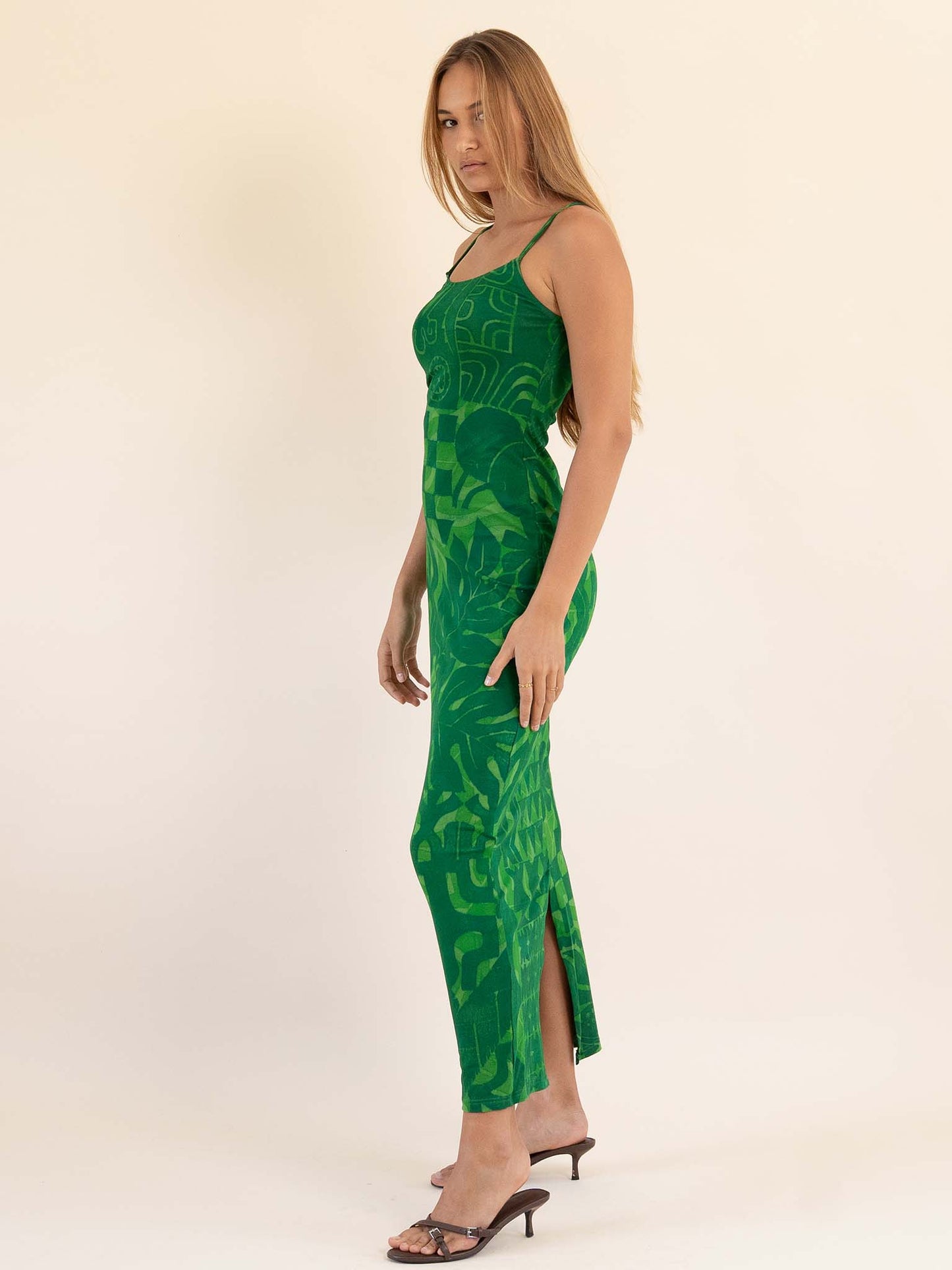 Moana Dress Long - Forest