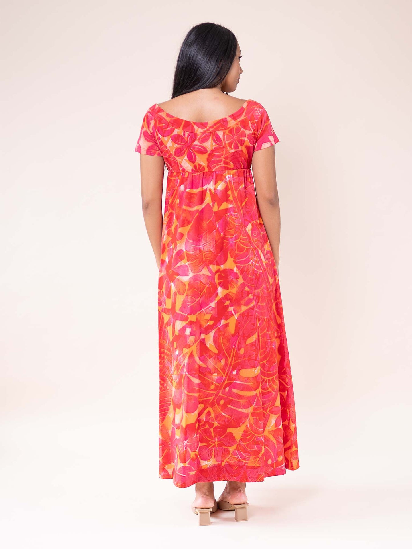 Tarani Dress Long - Flamboyant