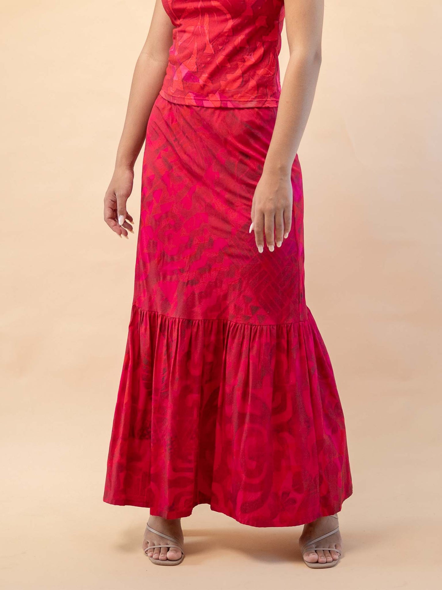 Pualani Skirt -  Dark Cerise