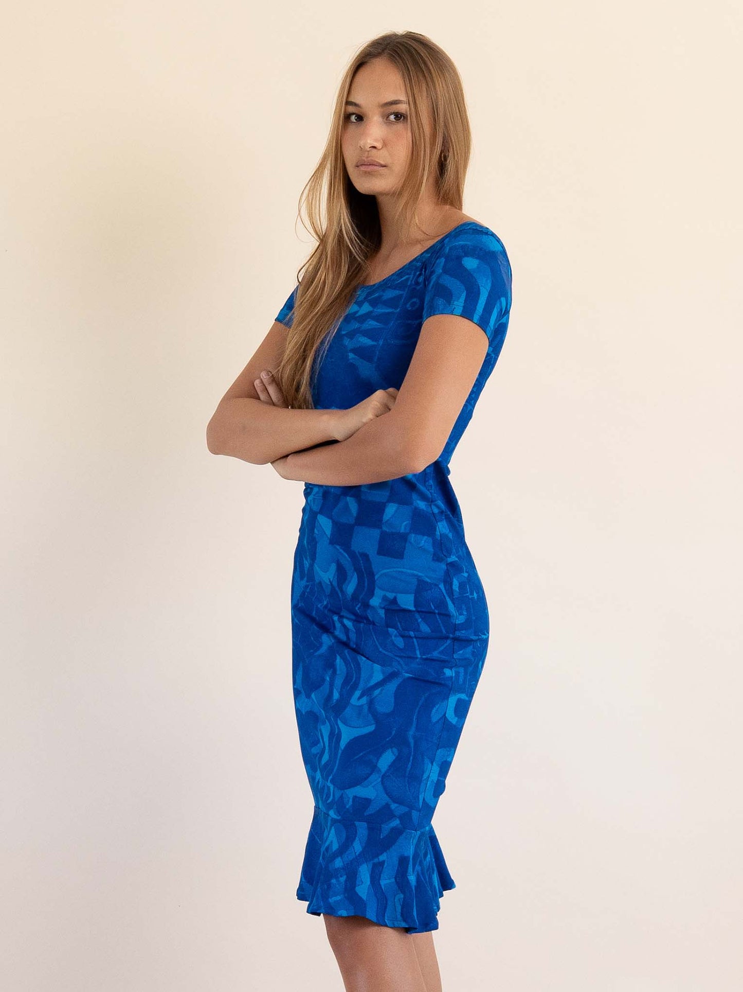 Ana Dress - Deep ocean