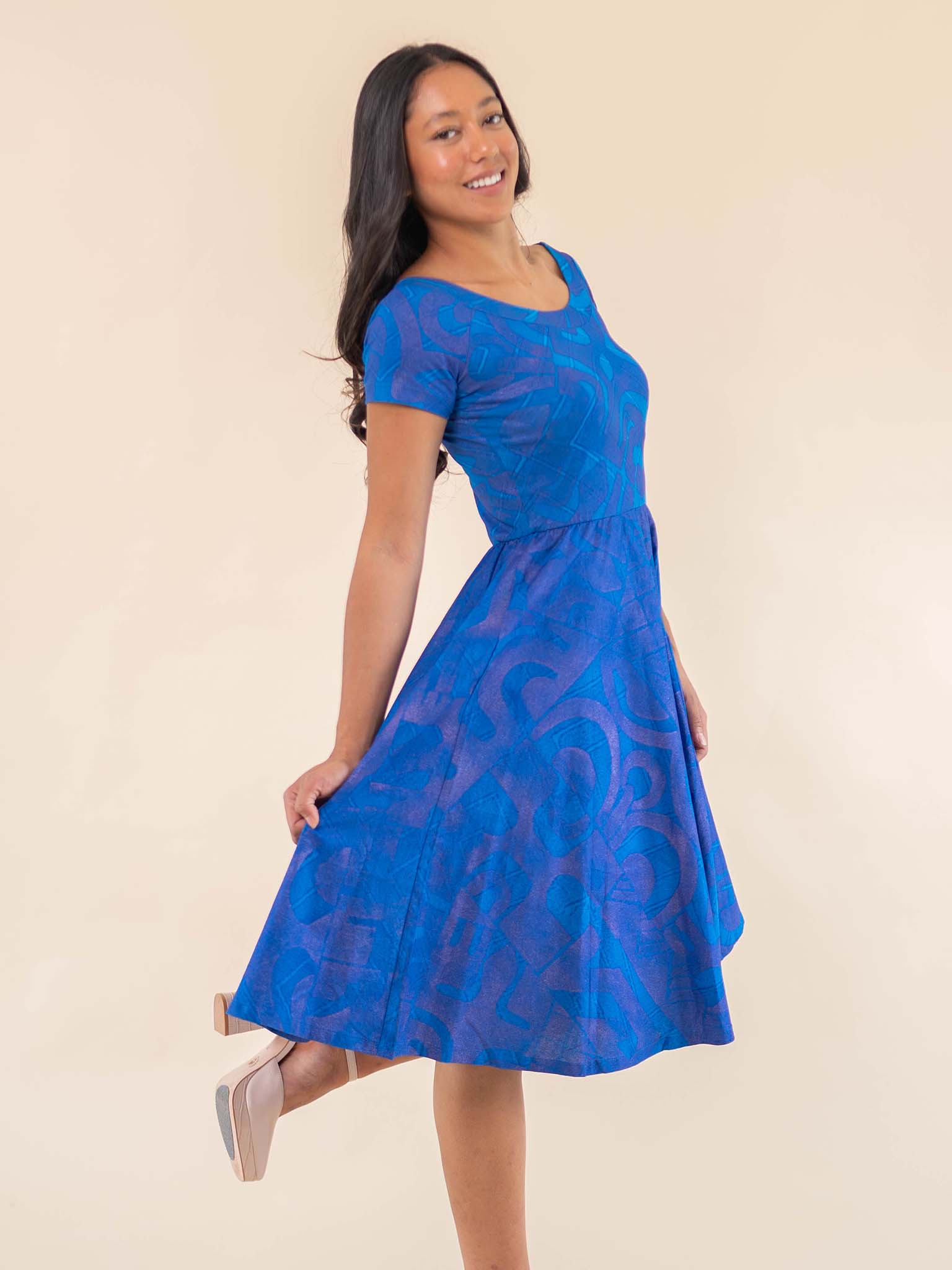 Felicia Dress - Royal Pearl – Tav Ltd