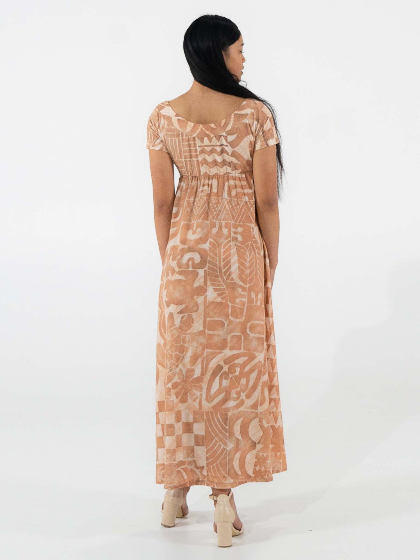 Tarani Dress Long - Sandstone