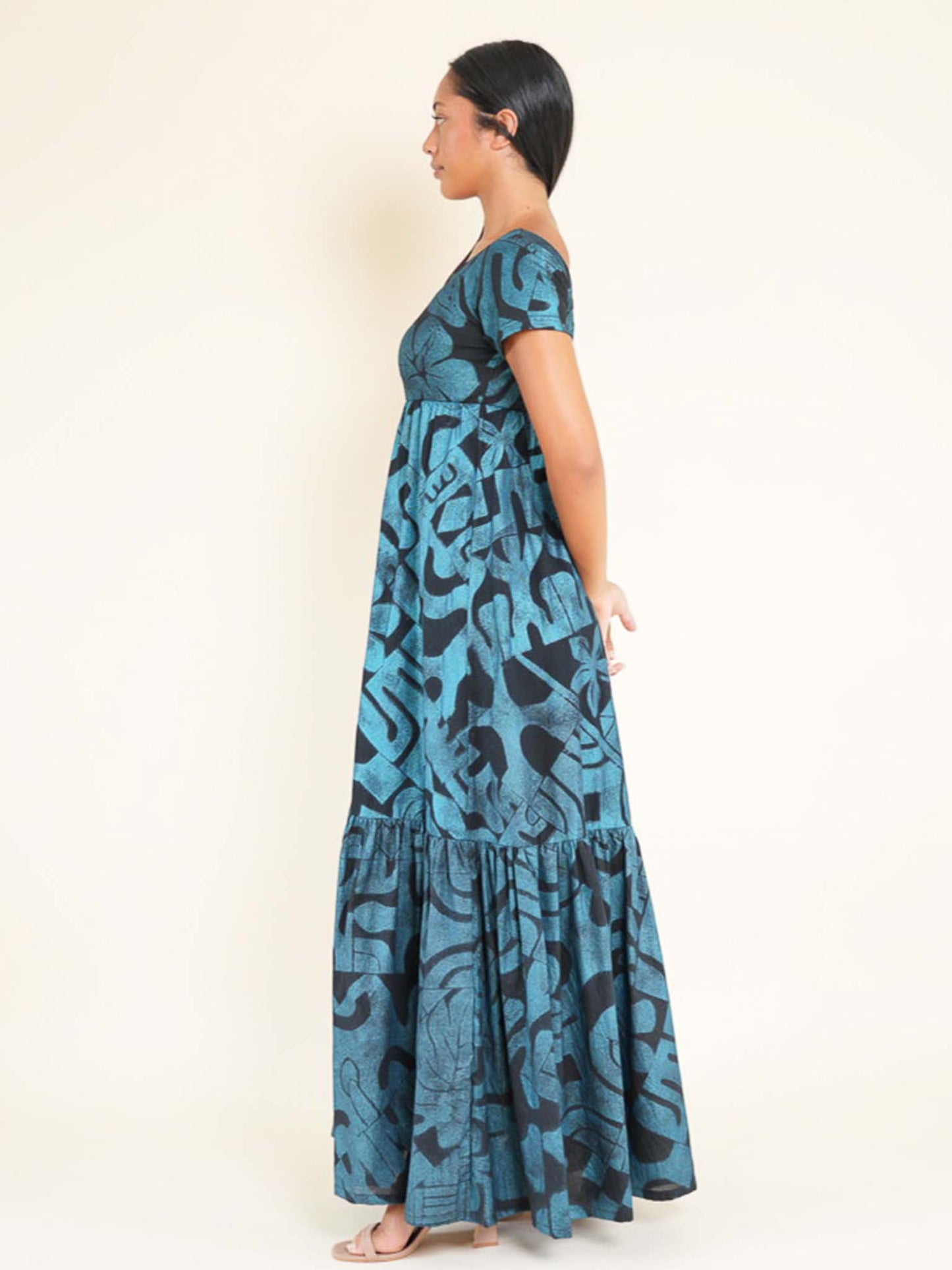Vaine Dress - Turquoise Pearl