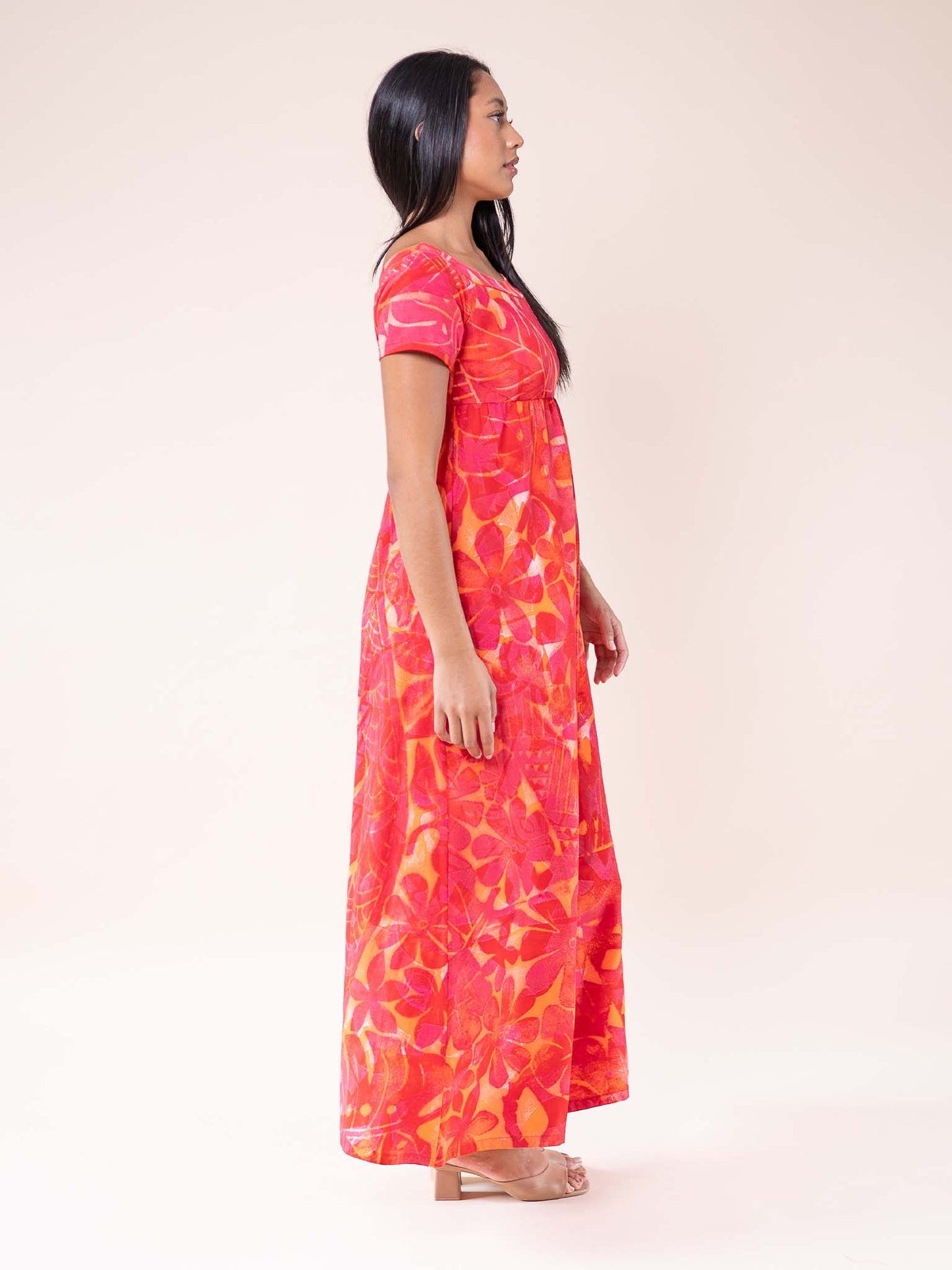 Tarani Dress Long - Flamboyant