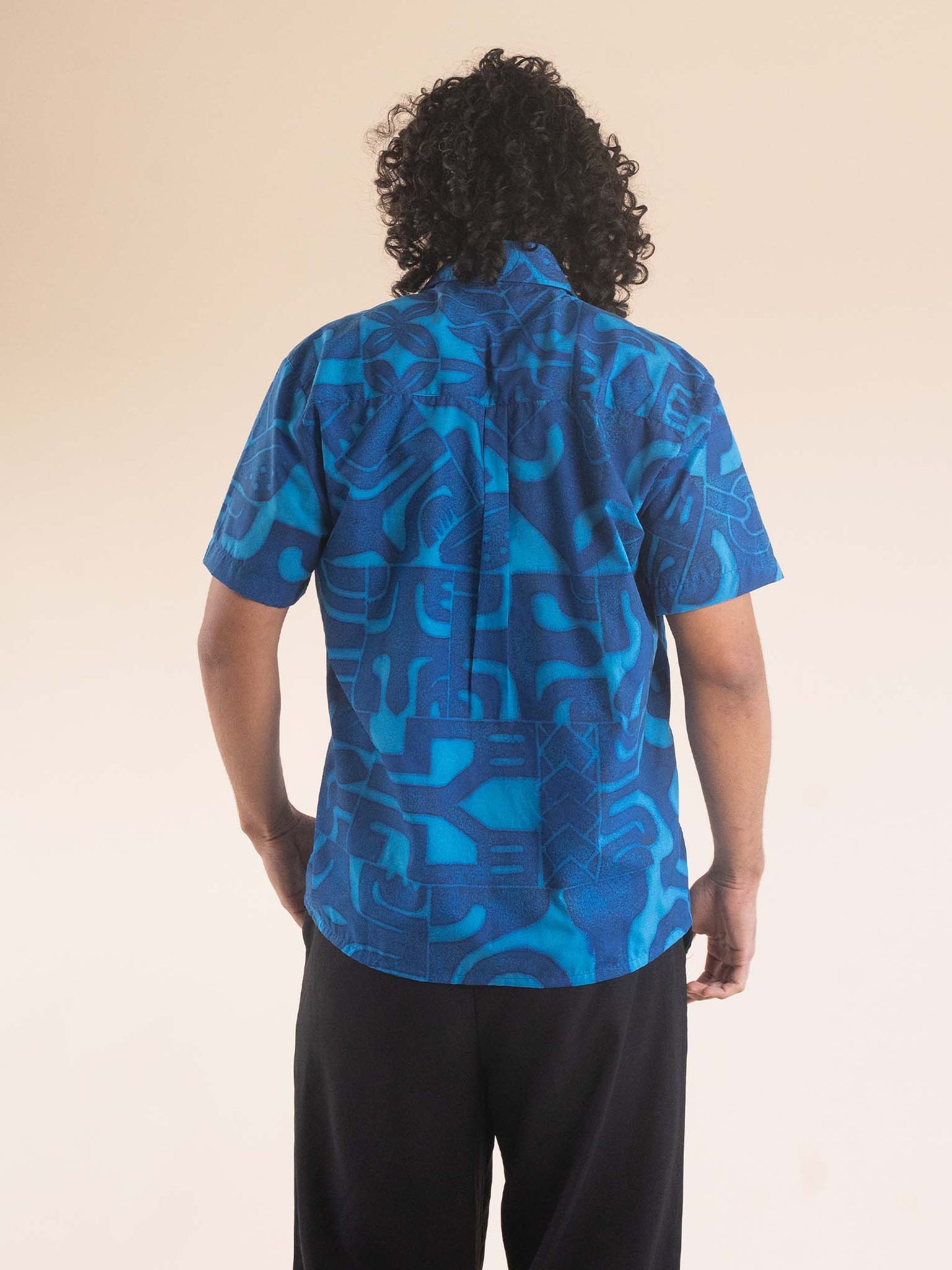 Taputu Shirt - Cobalt