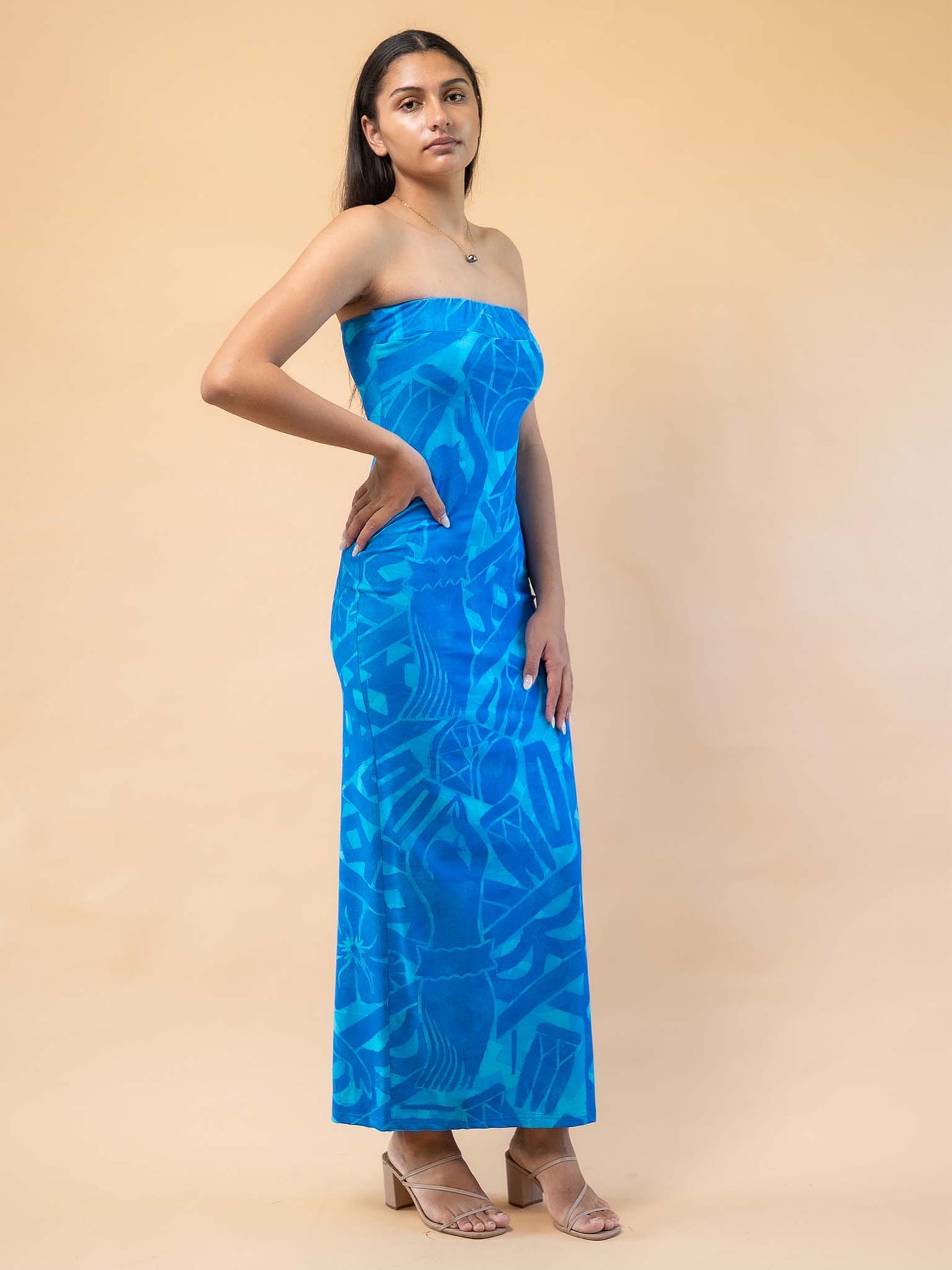 Mina Dress Long - Waimea