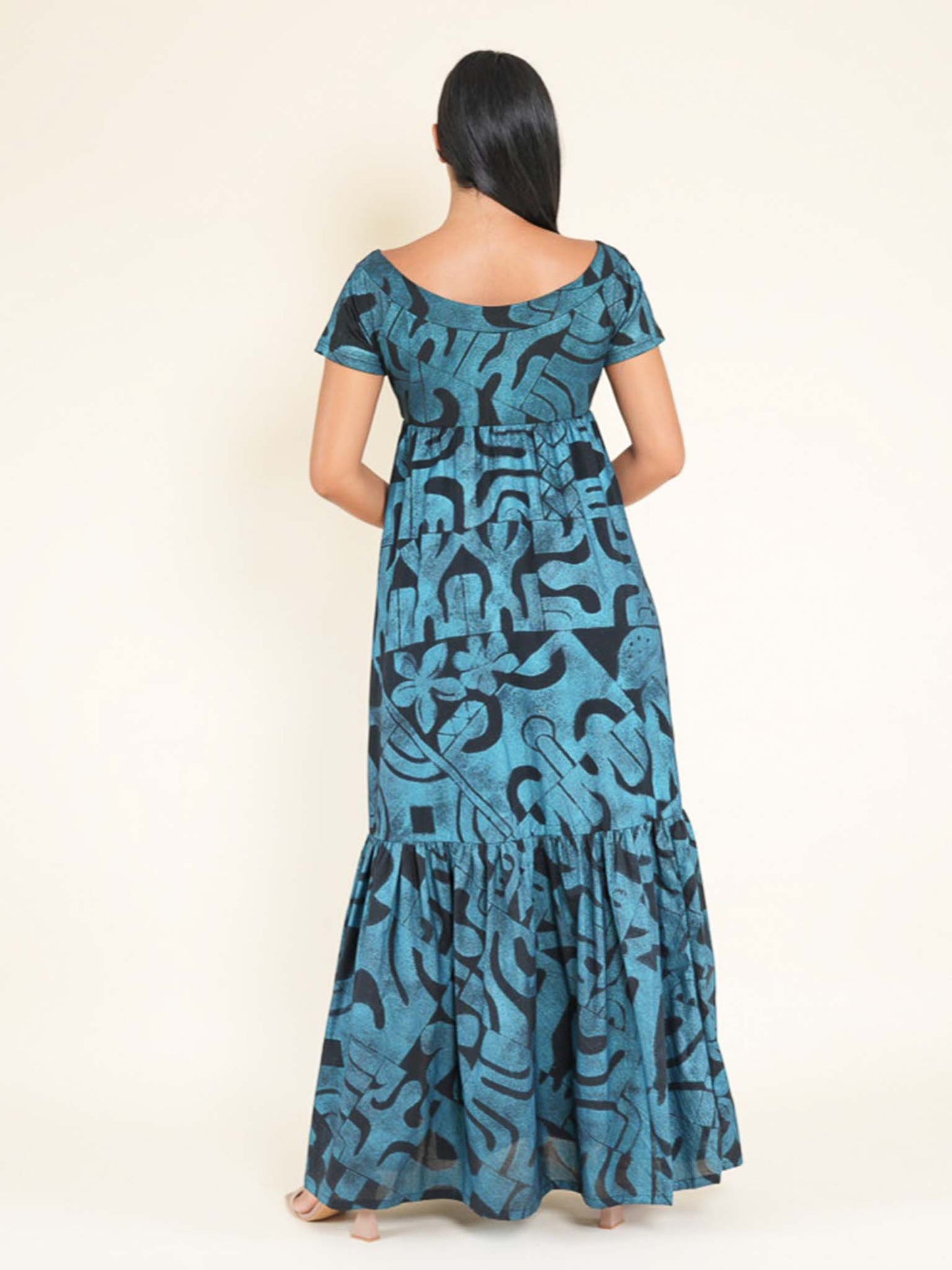 Vaine Dress - Turquoise Pearl