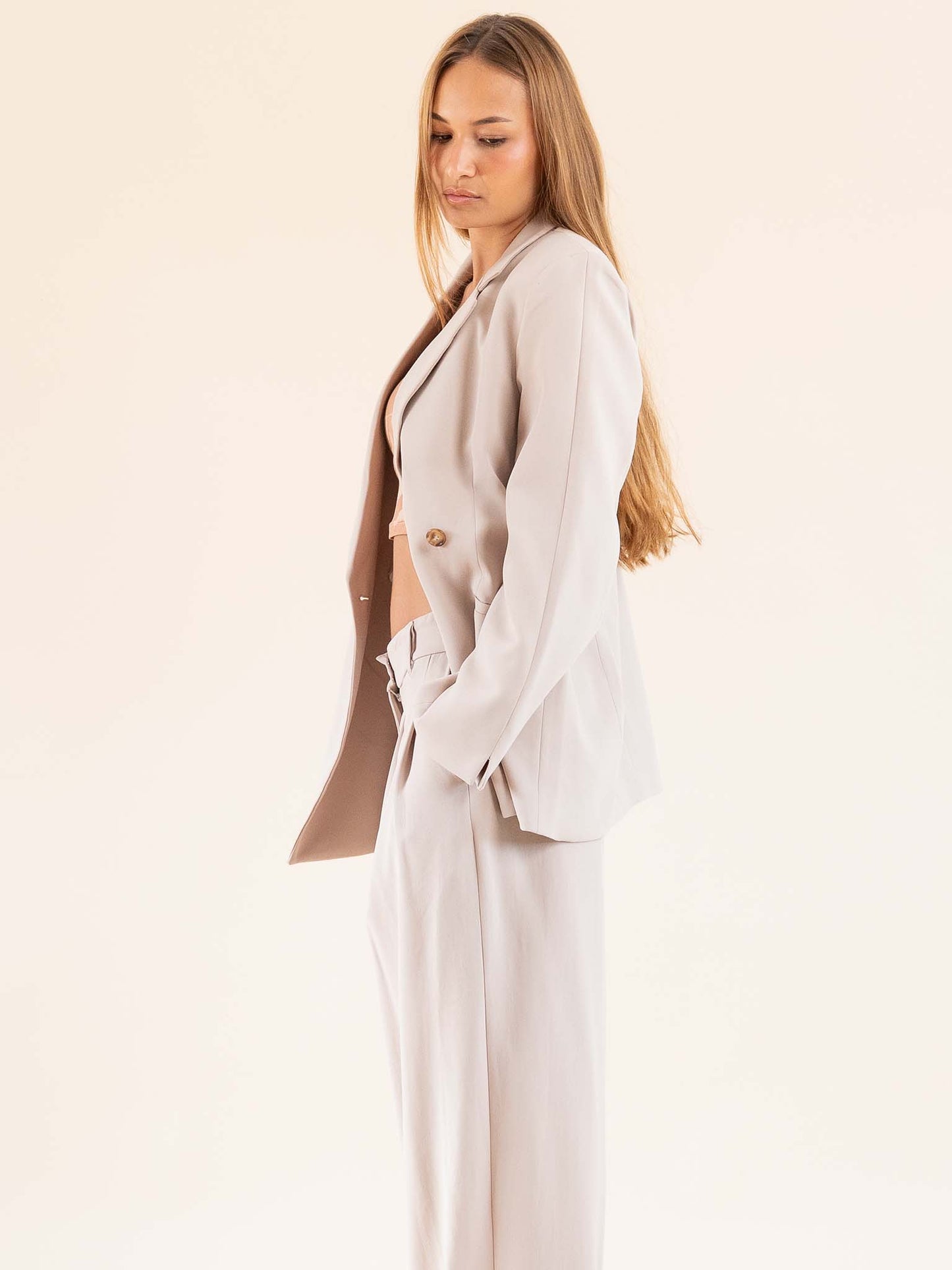 Iva Spring Blazer - Beige