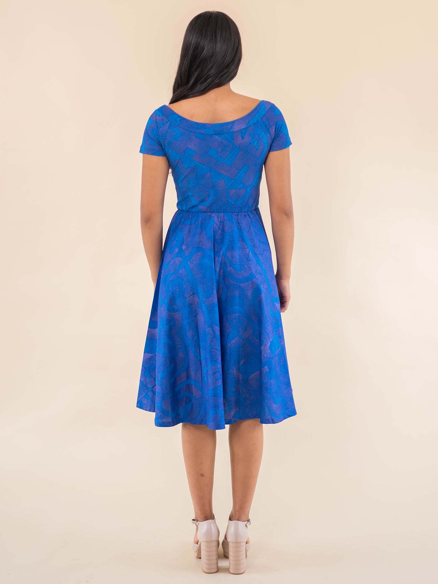 Felicia Dress - Royal Pearl