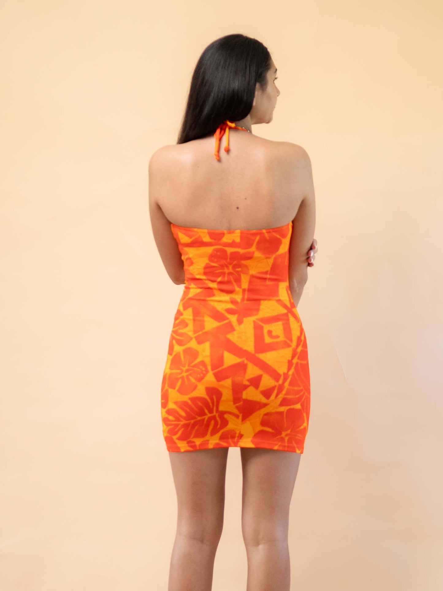 Terii Mini Dress  - Tangerine