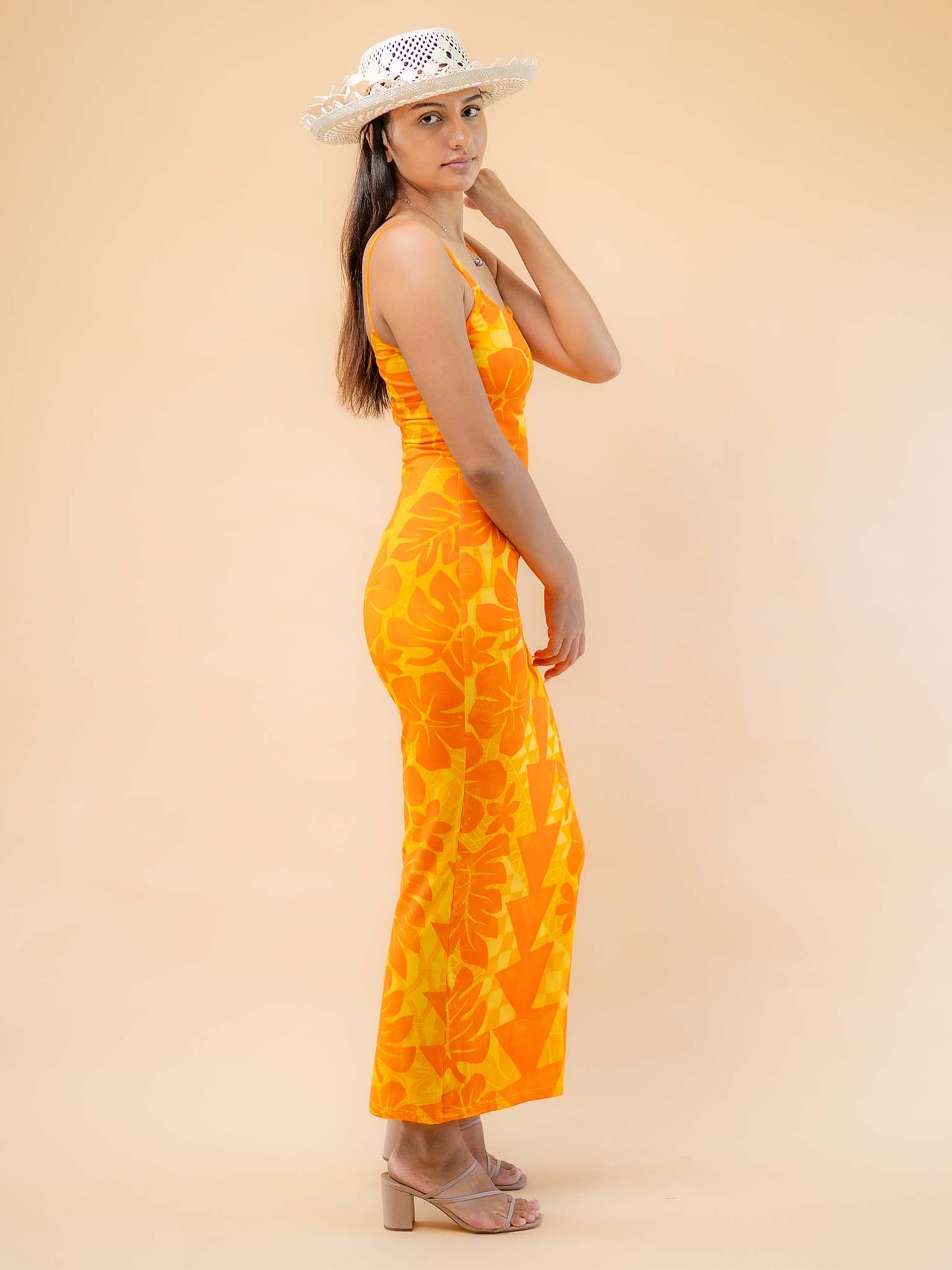 Moana Dress Long - Saffron