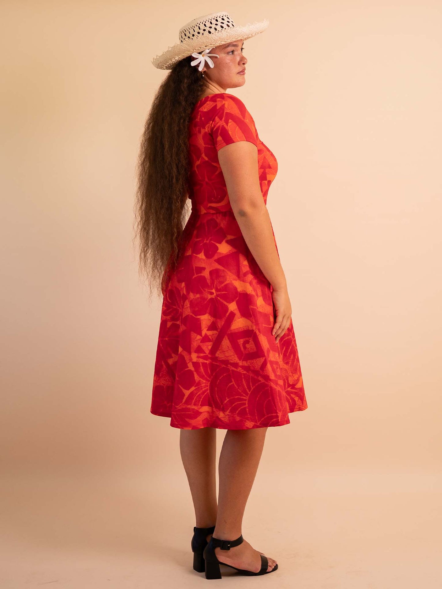 Felicia Dress - Scarlet