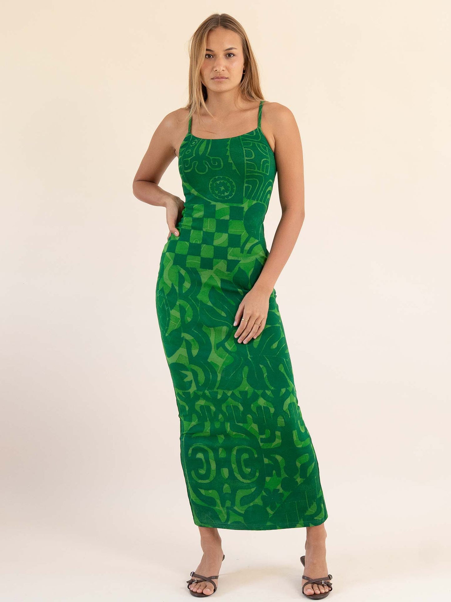 Moana Dress Long - Forest