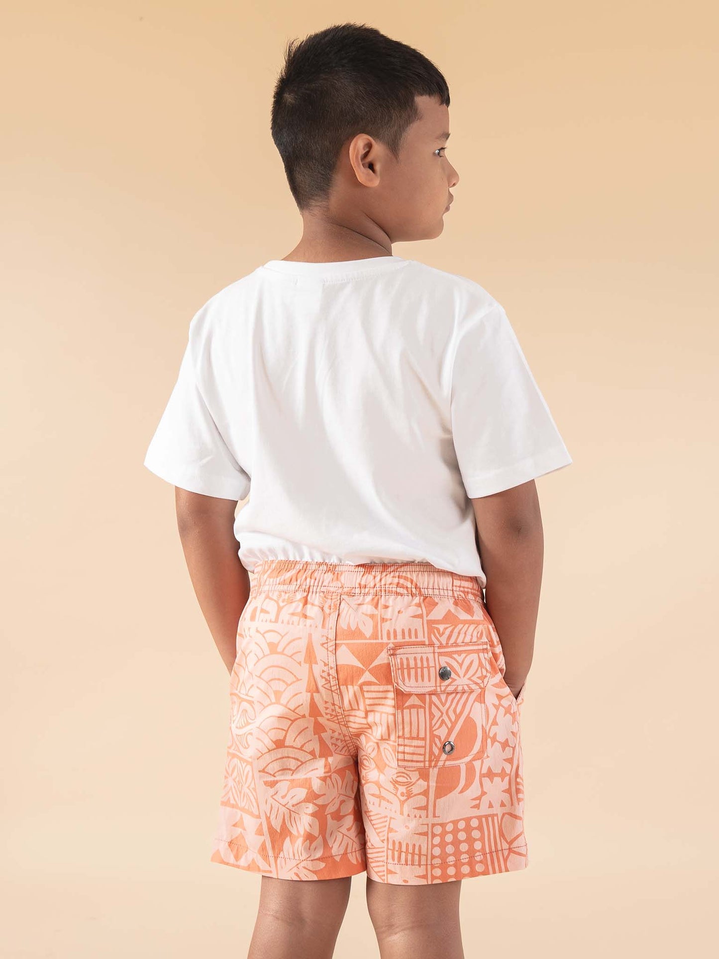 Little Avaiki Shorts - Salmon