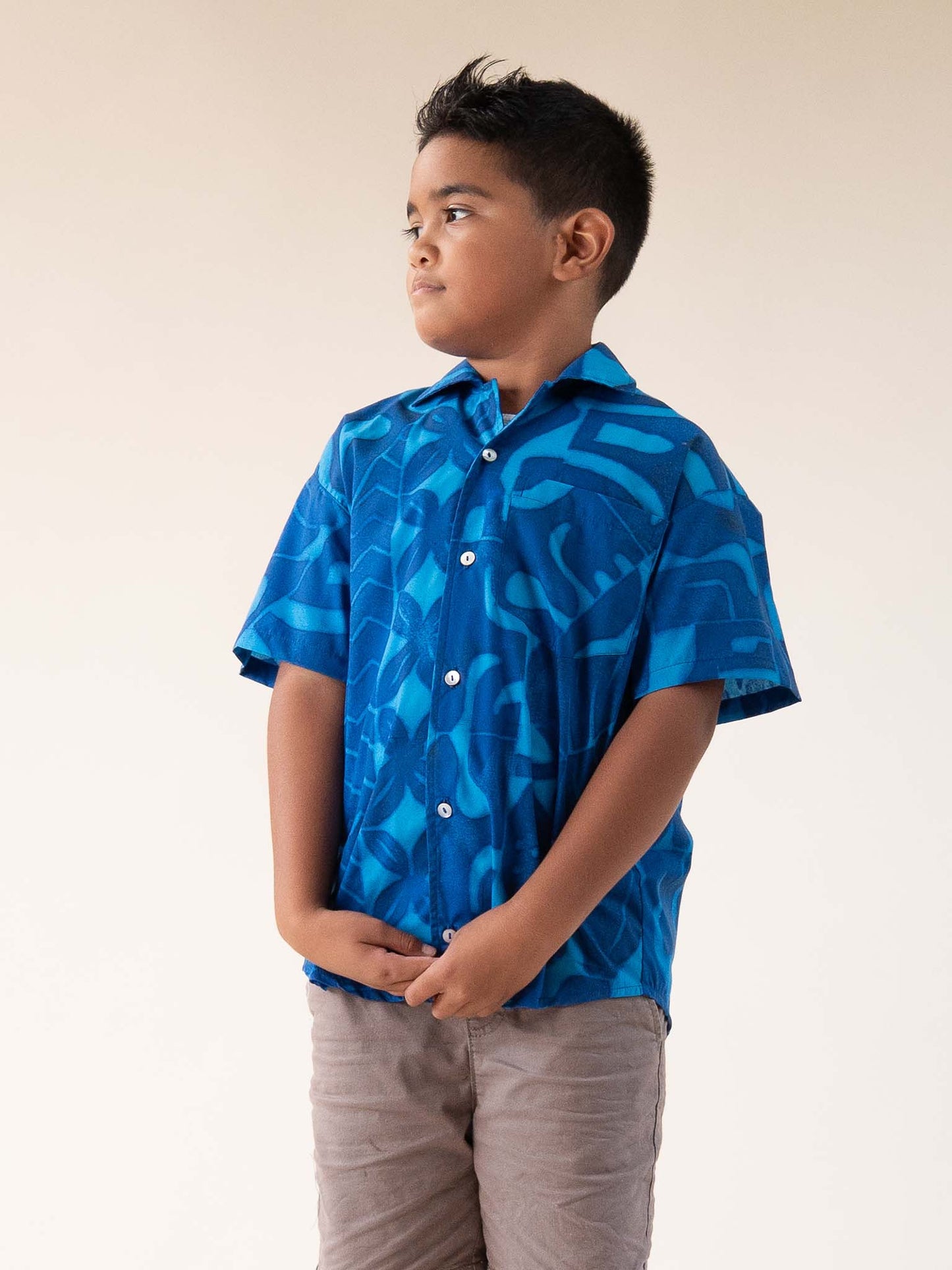 Tumu Shirt - Cobalt