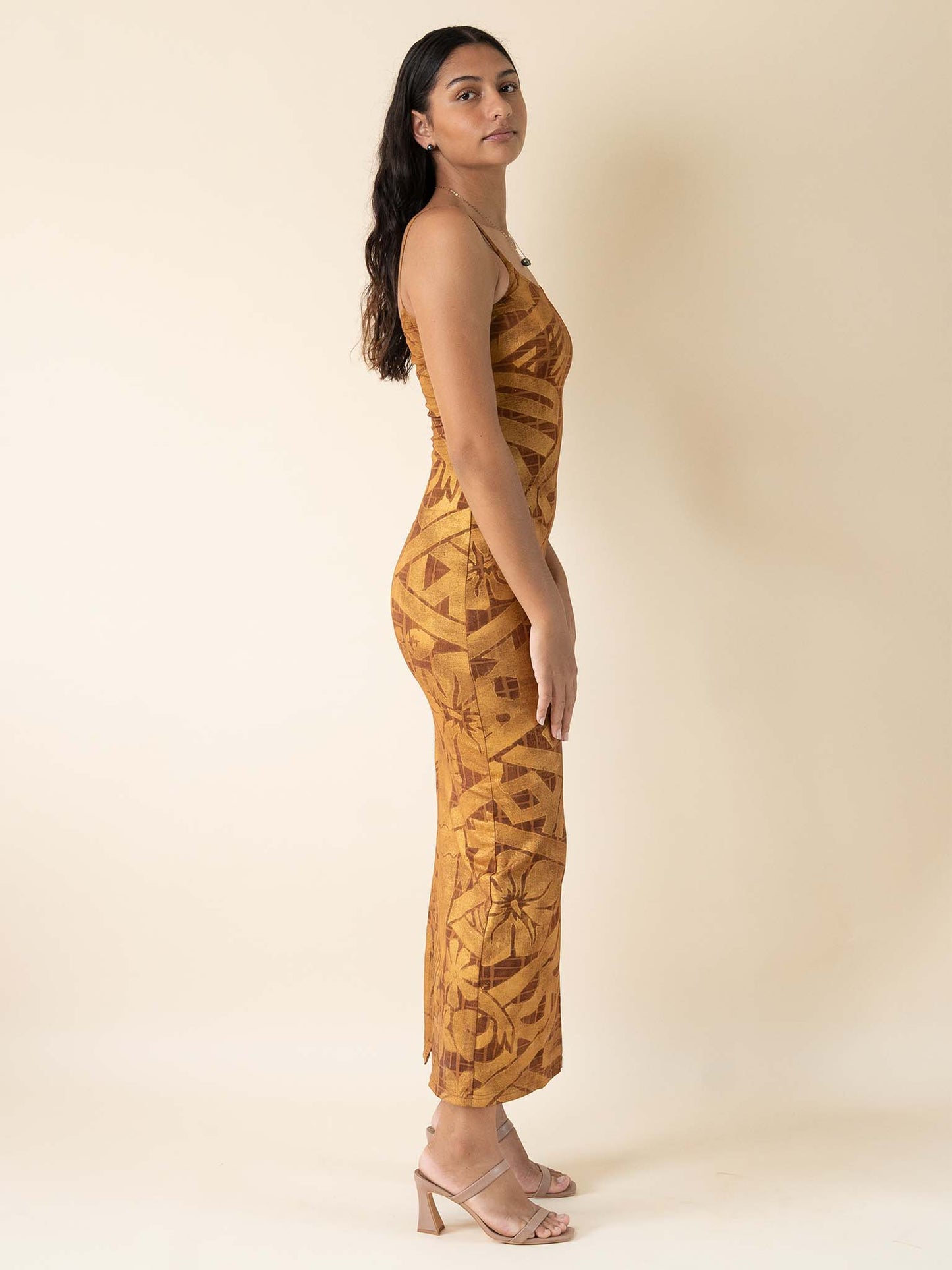 Moana Dress Long - Bronze