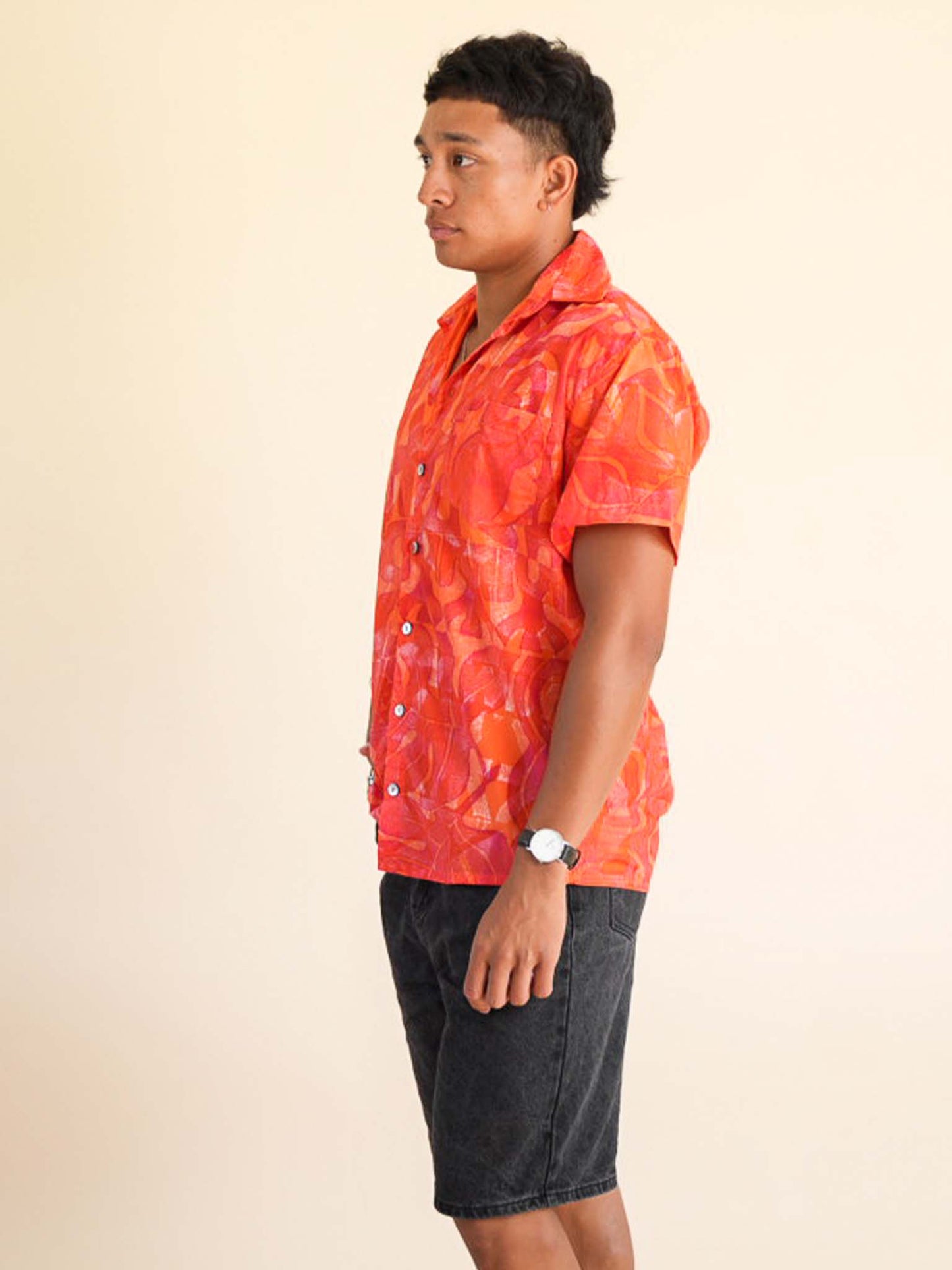 Taputu Shirt - Flamboyant