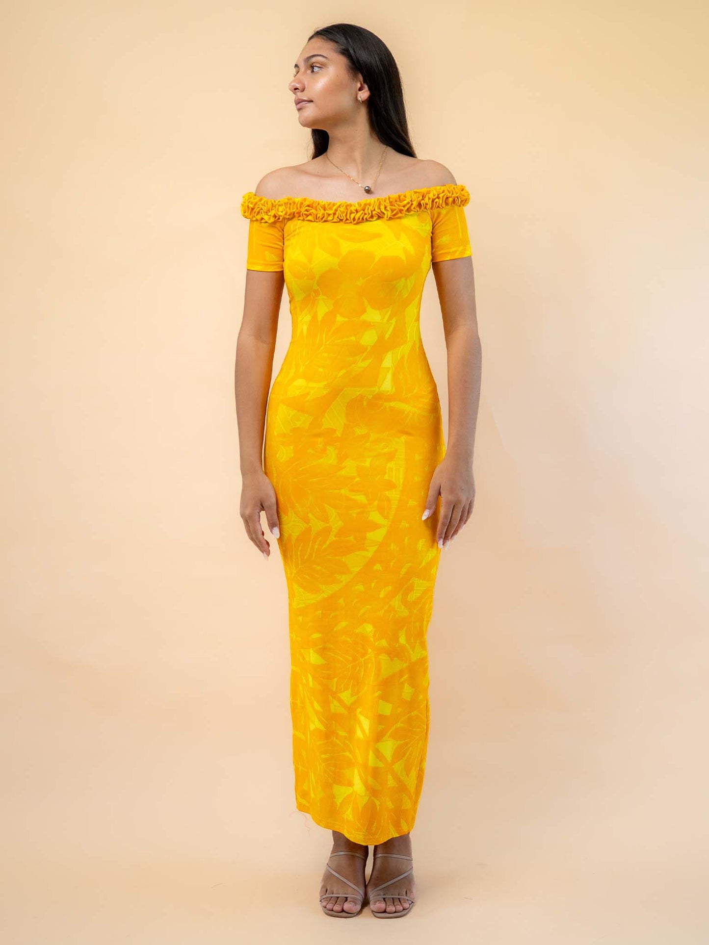 Huahine Dress - Amber