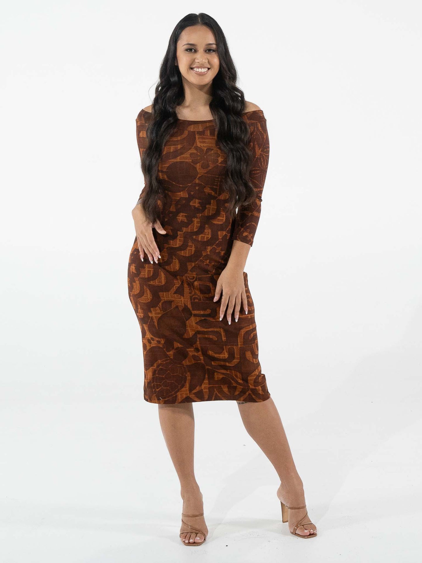 Lydia Dress - Bark