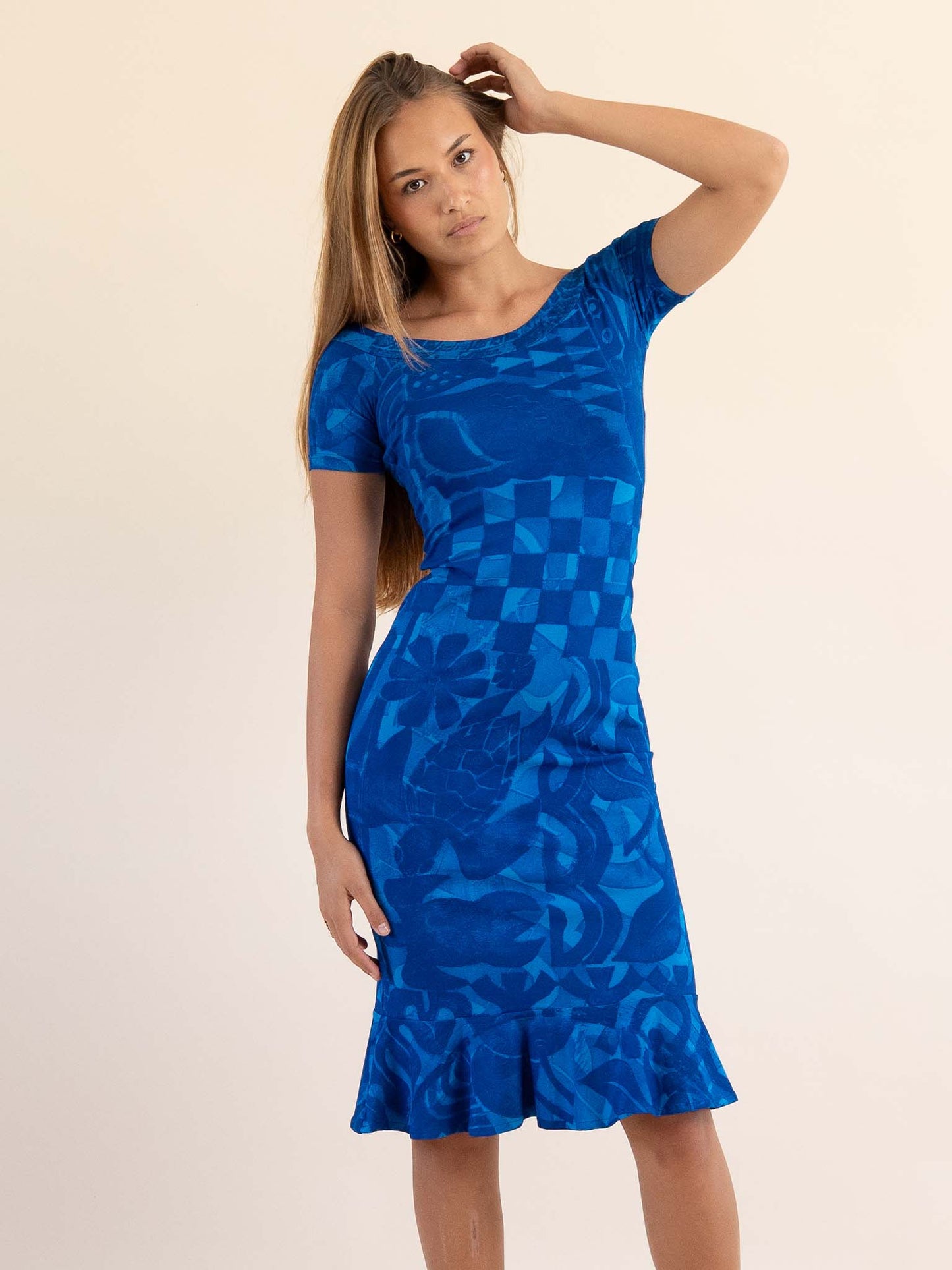 Ana Dress - Deep ocean
