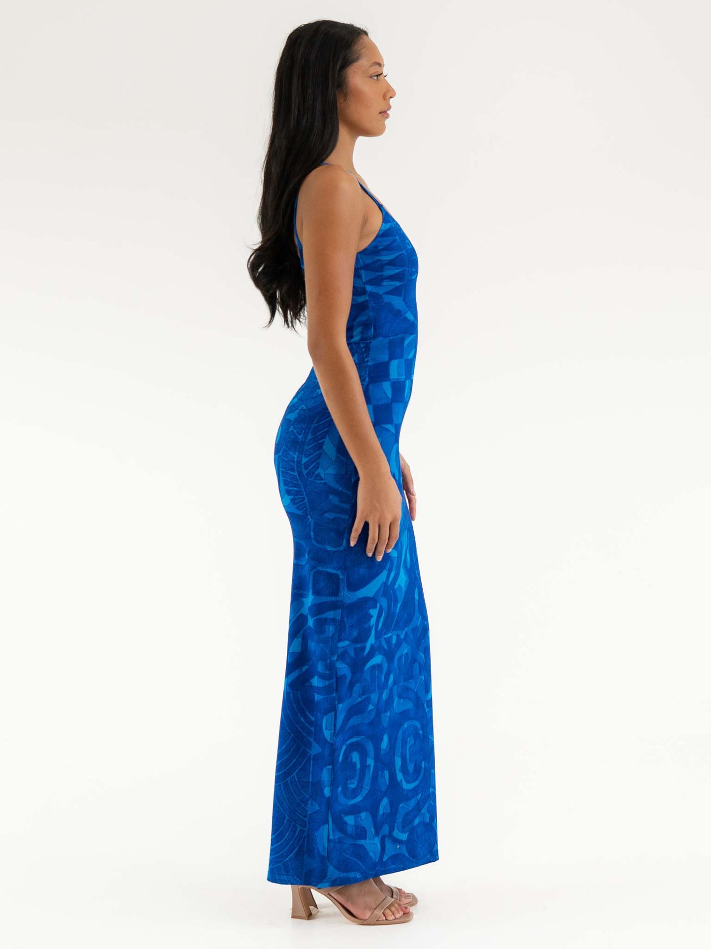 Moana Dress Long - Deep ocean