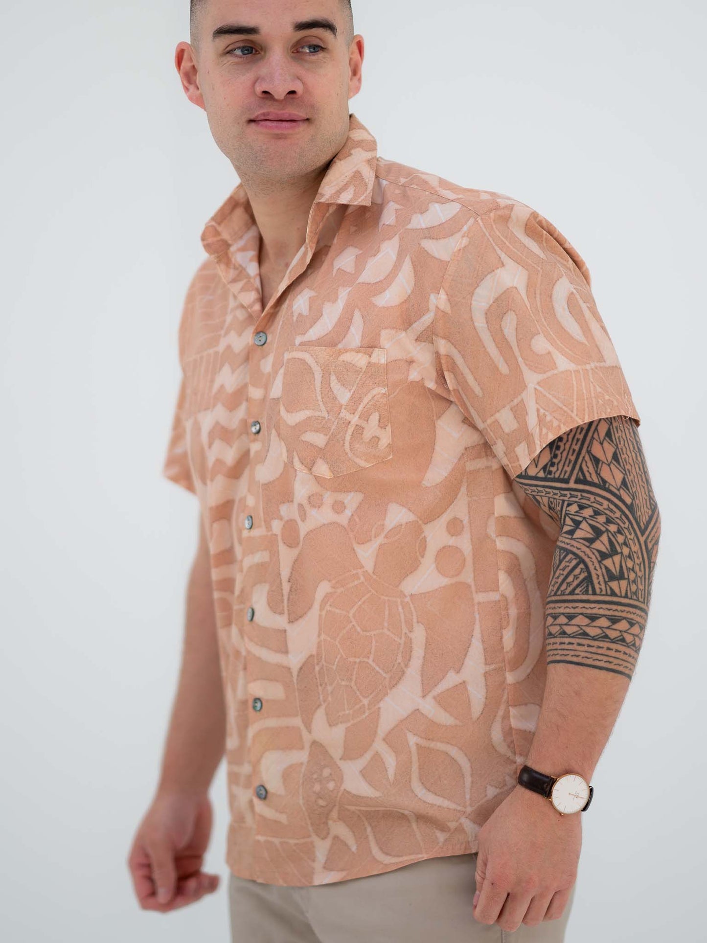 Taputu Shirt - Sandstone