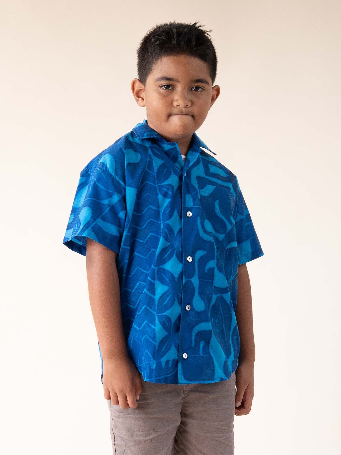 Tumu Shirt - Cobalt