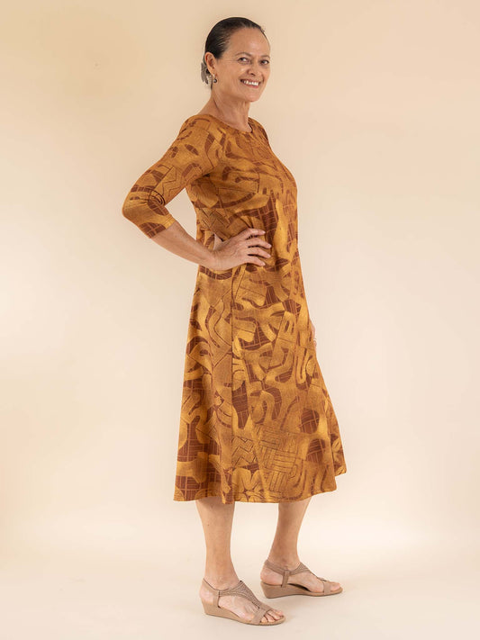 Mareta Dress - Bronze