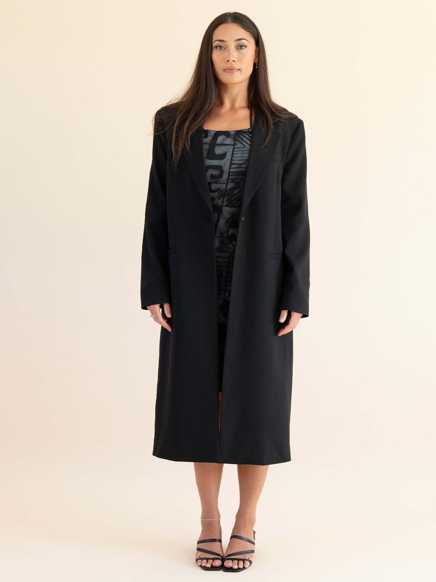 Vira Spring Coat - Black