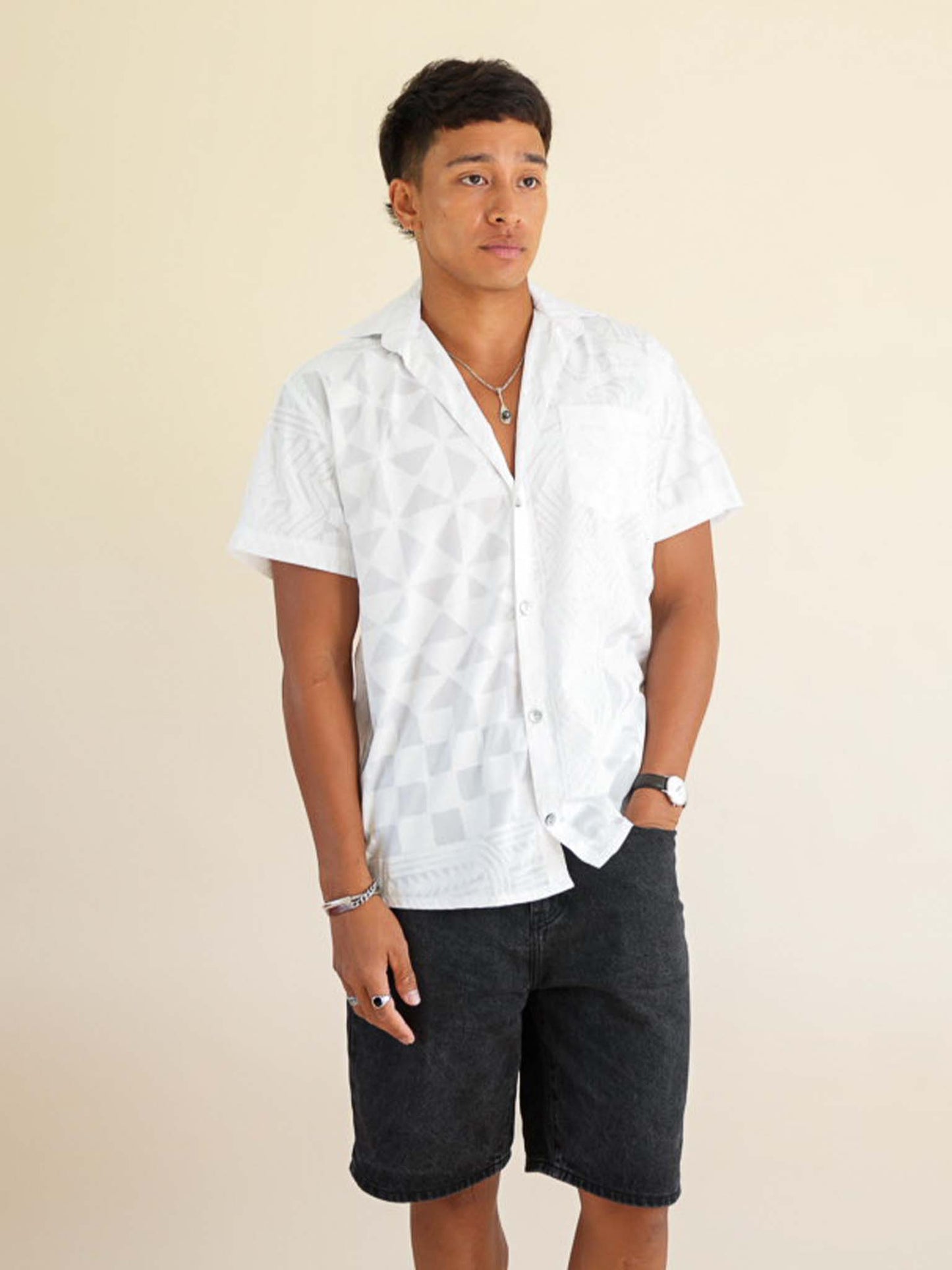 Taputu Shirt - Gardenia