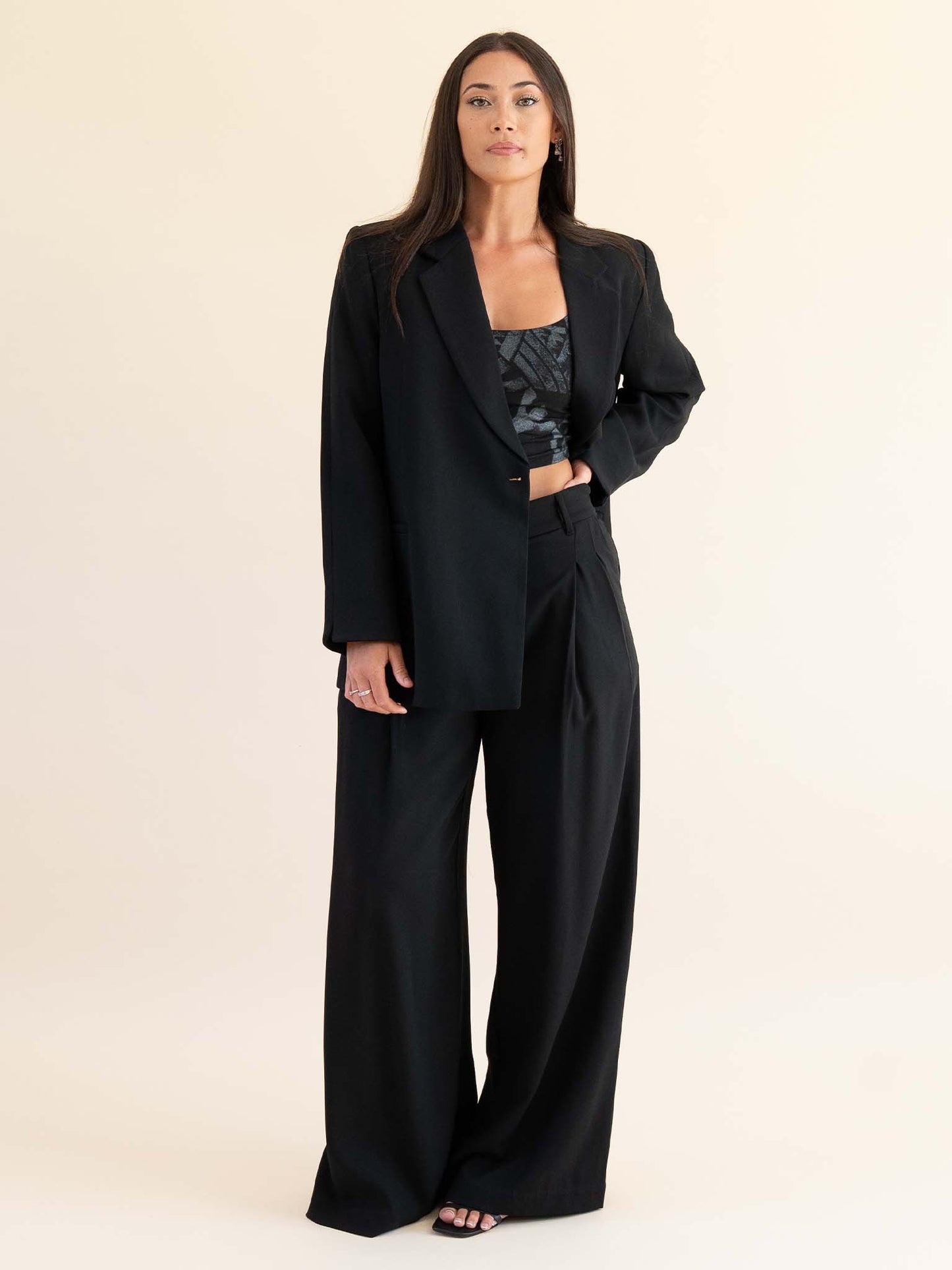 Iva Spring Blazer - Black