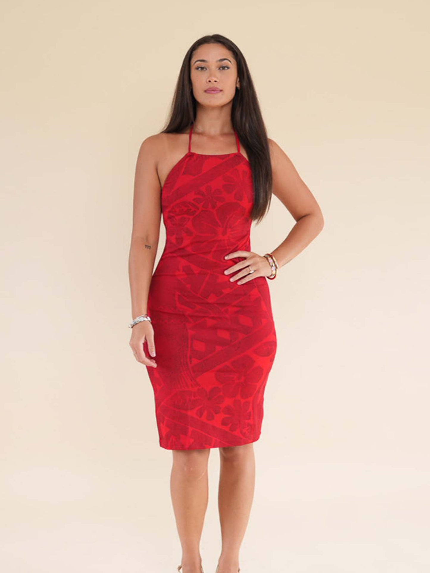 Terii Dress Midi - Sienna