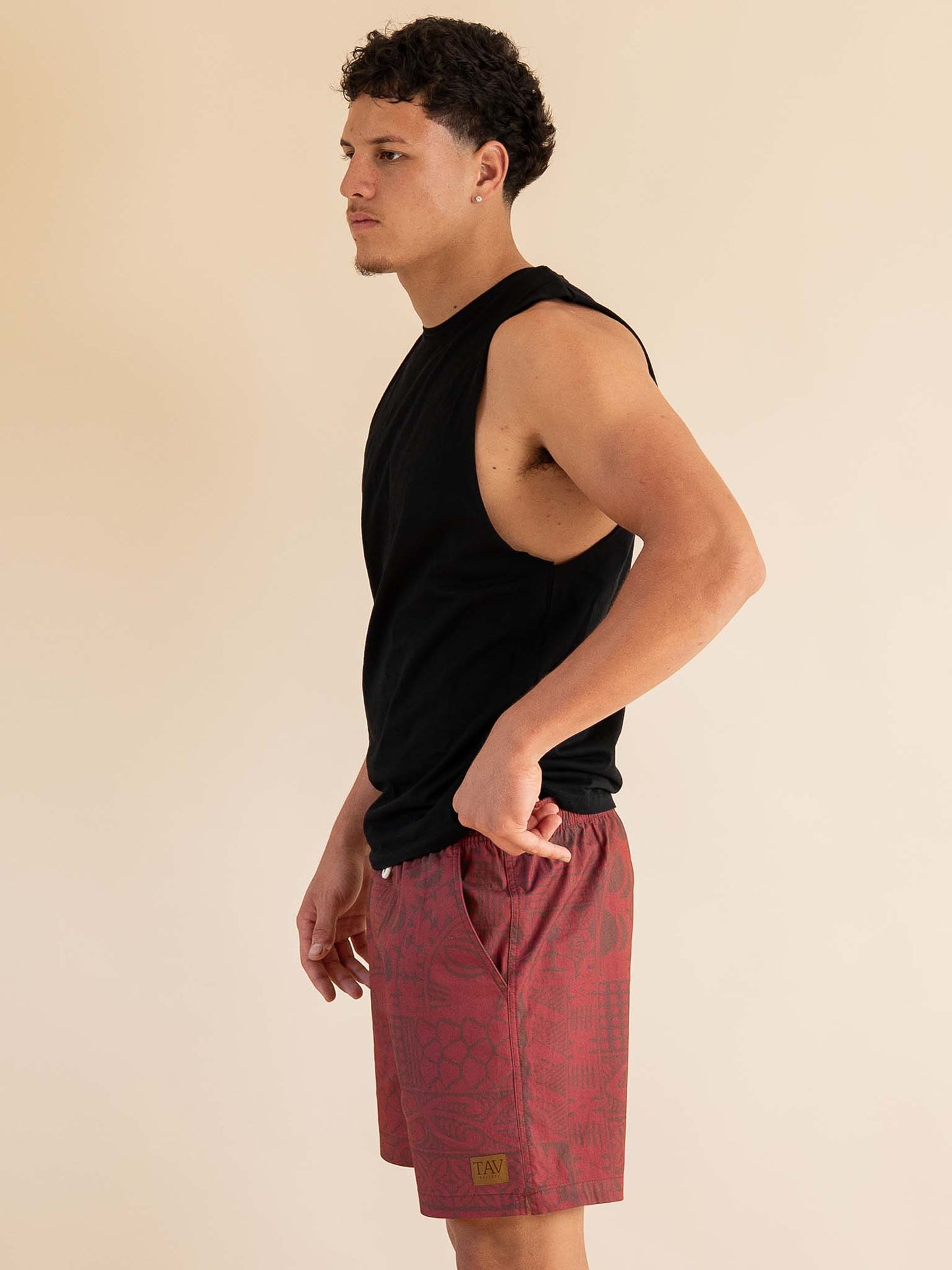 Avaiki Shorts - Burgundy