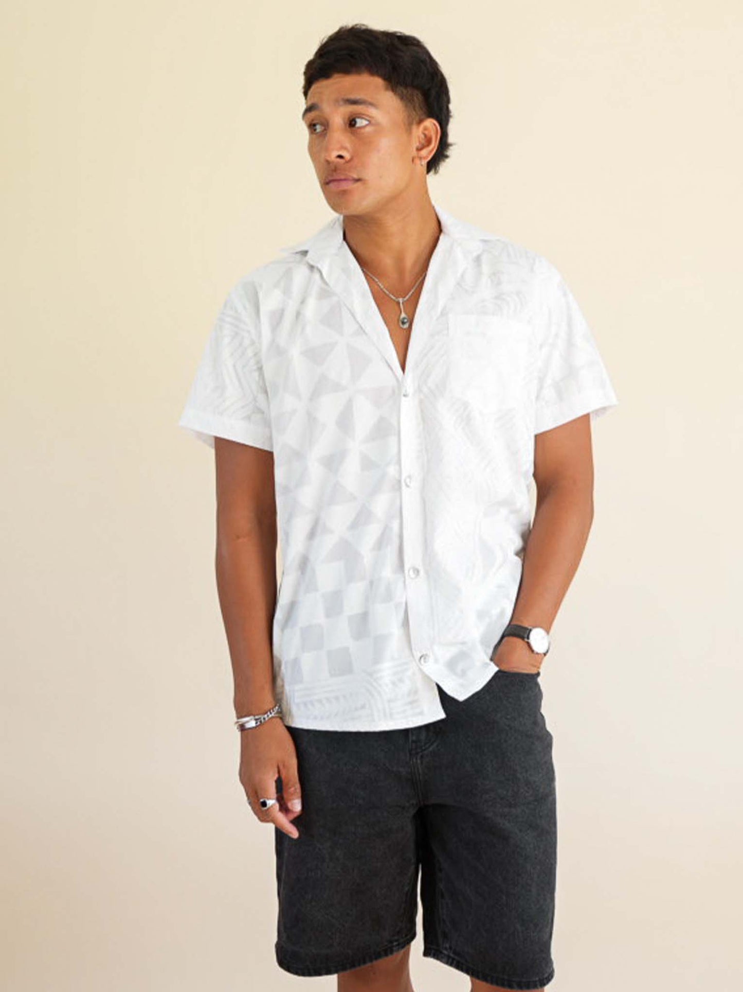 Taputu Shirt - Gardenia