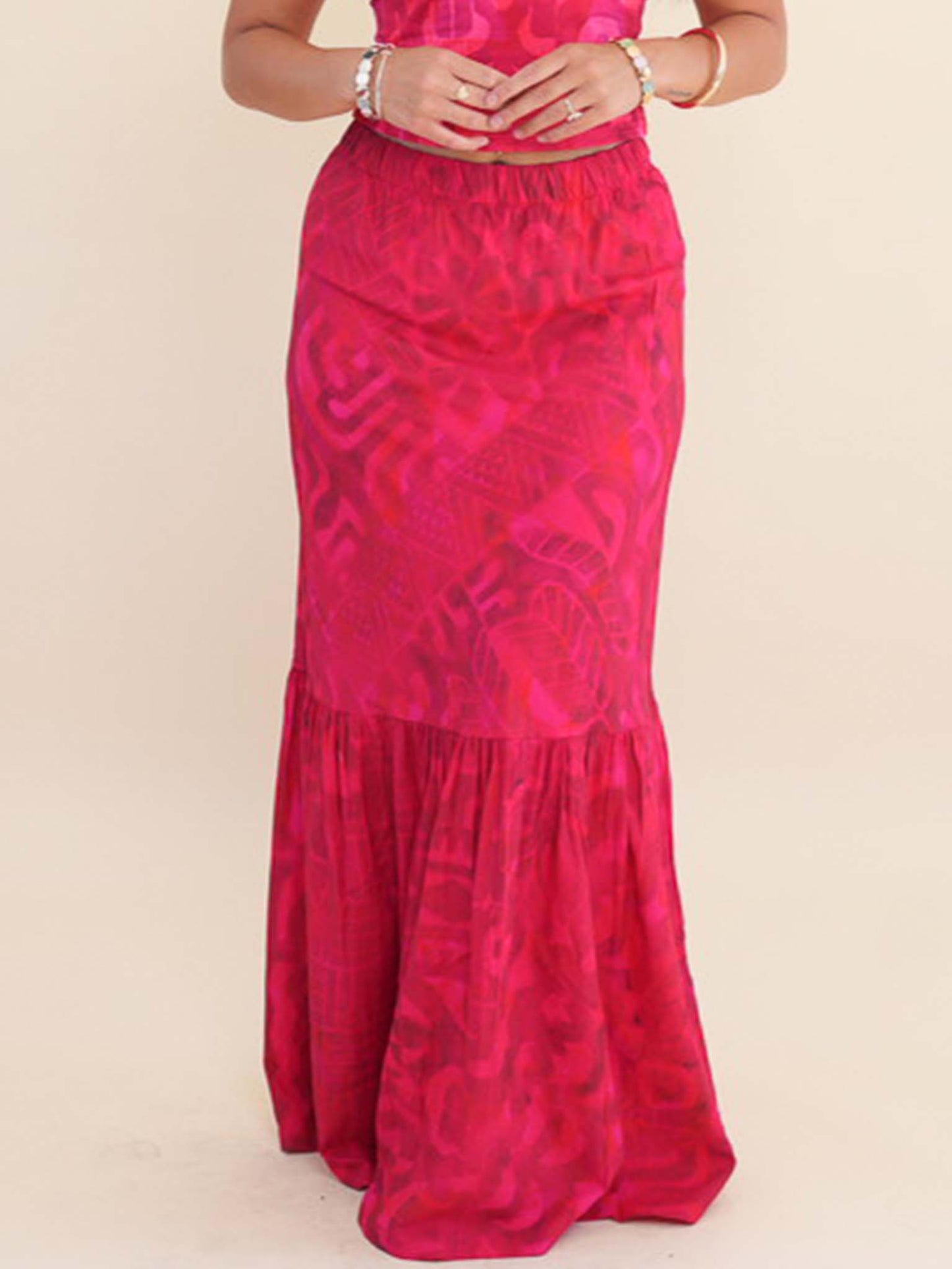 Pualani Skirt -  Dark Cerise