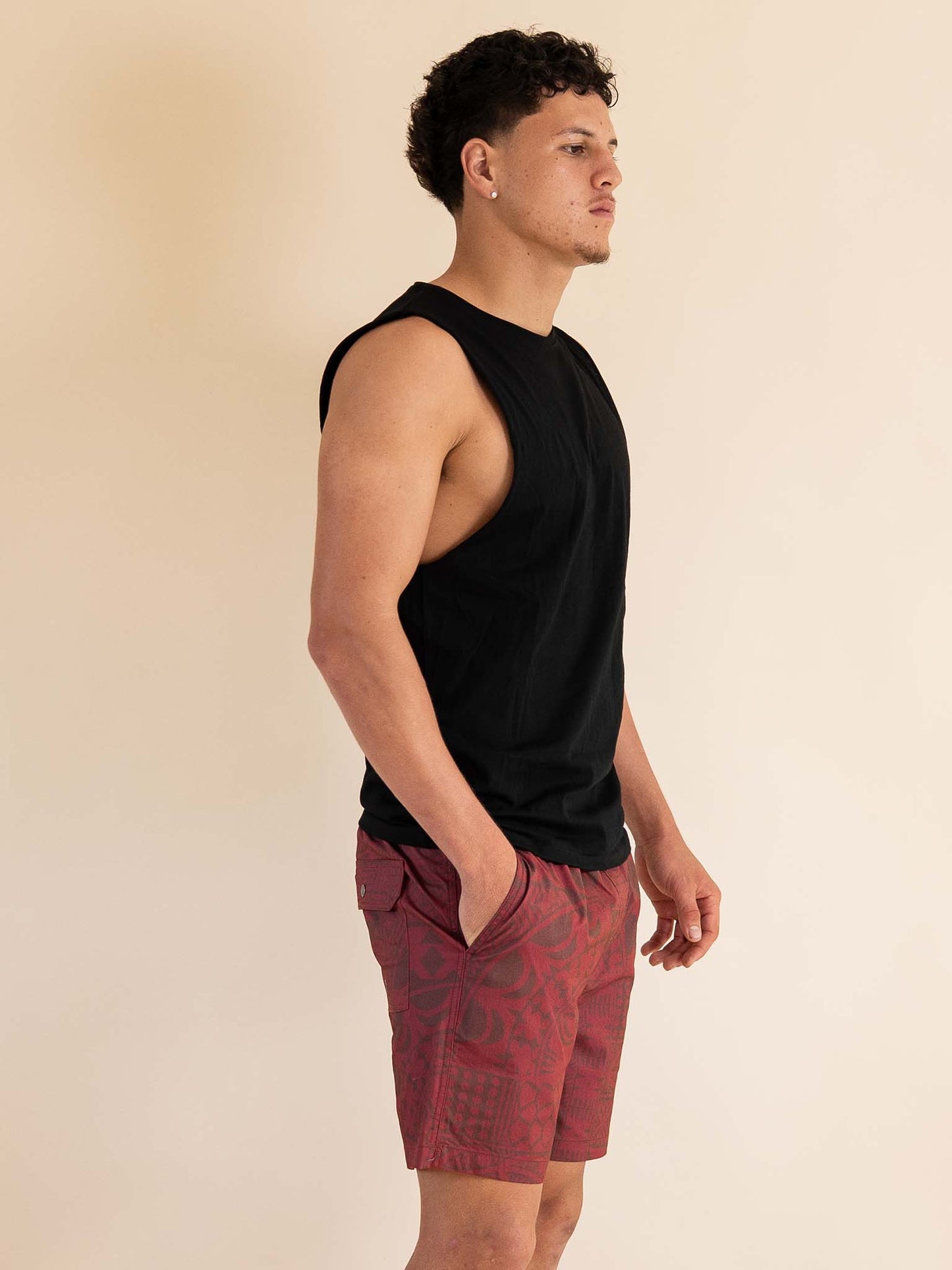 Avaiki Shorts - Burgundy