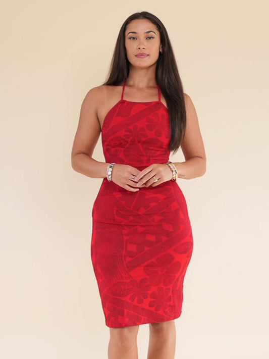 Terii Dress Midi - Sienna