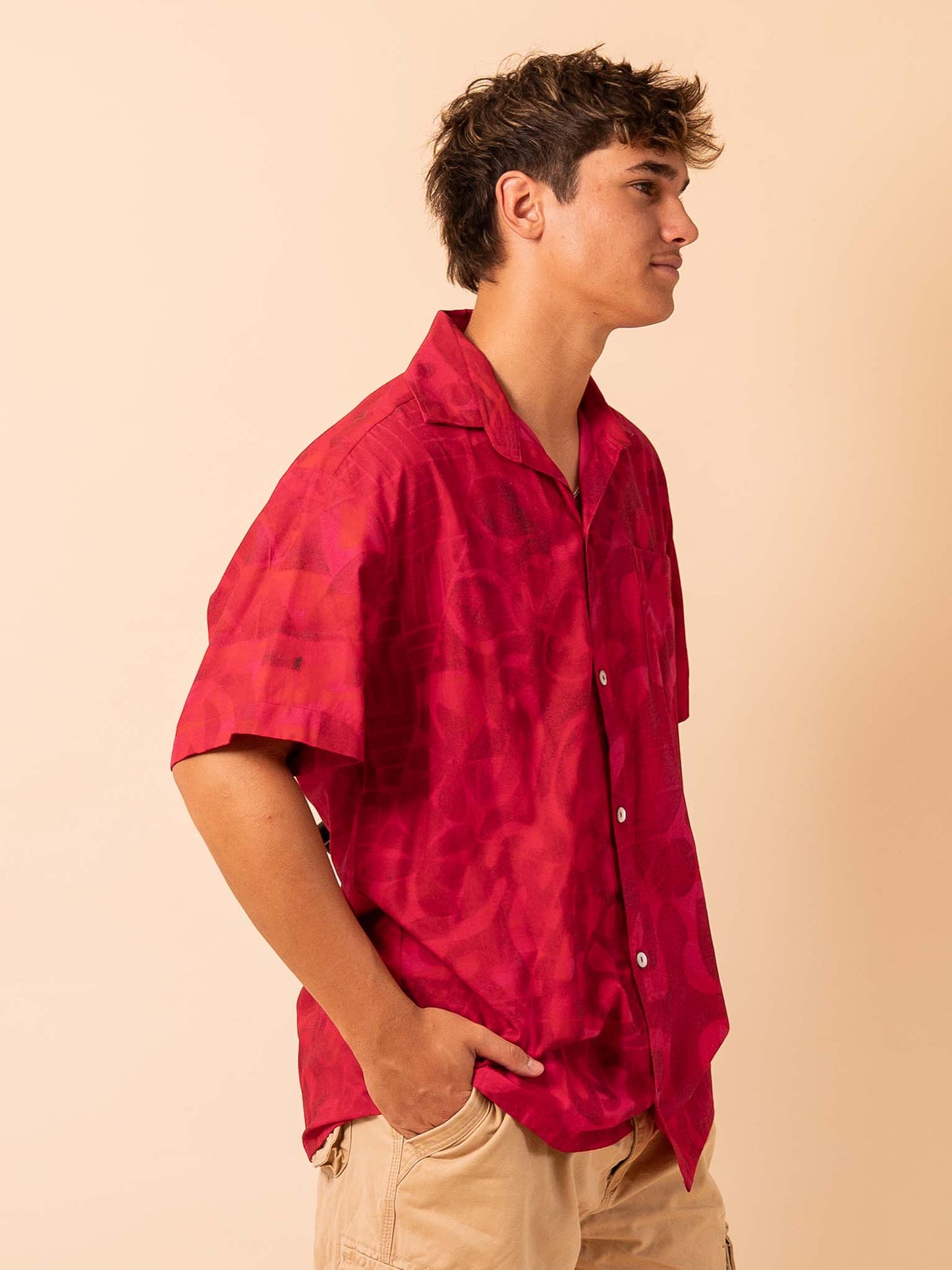 Taputu Shirt -  Dark Cerise