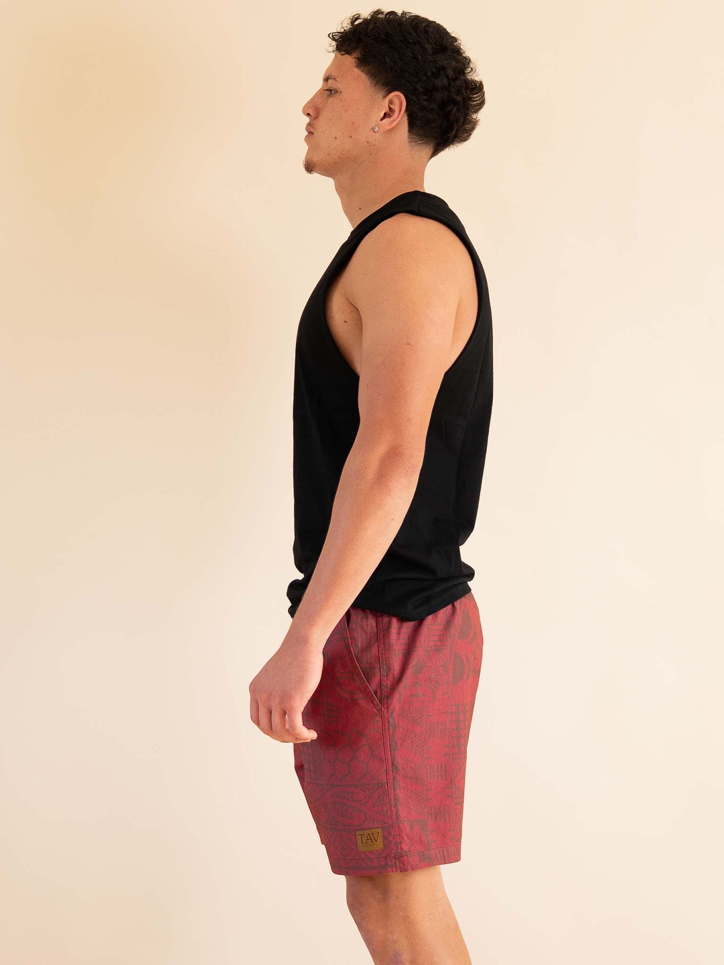 Avaiki Shorts - Burgundy