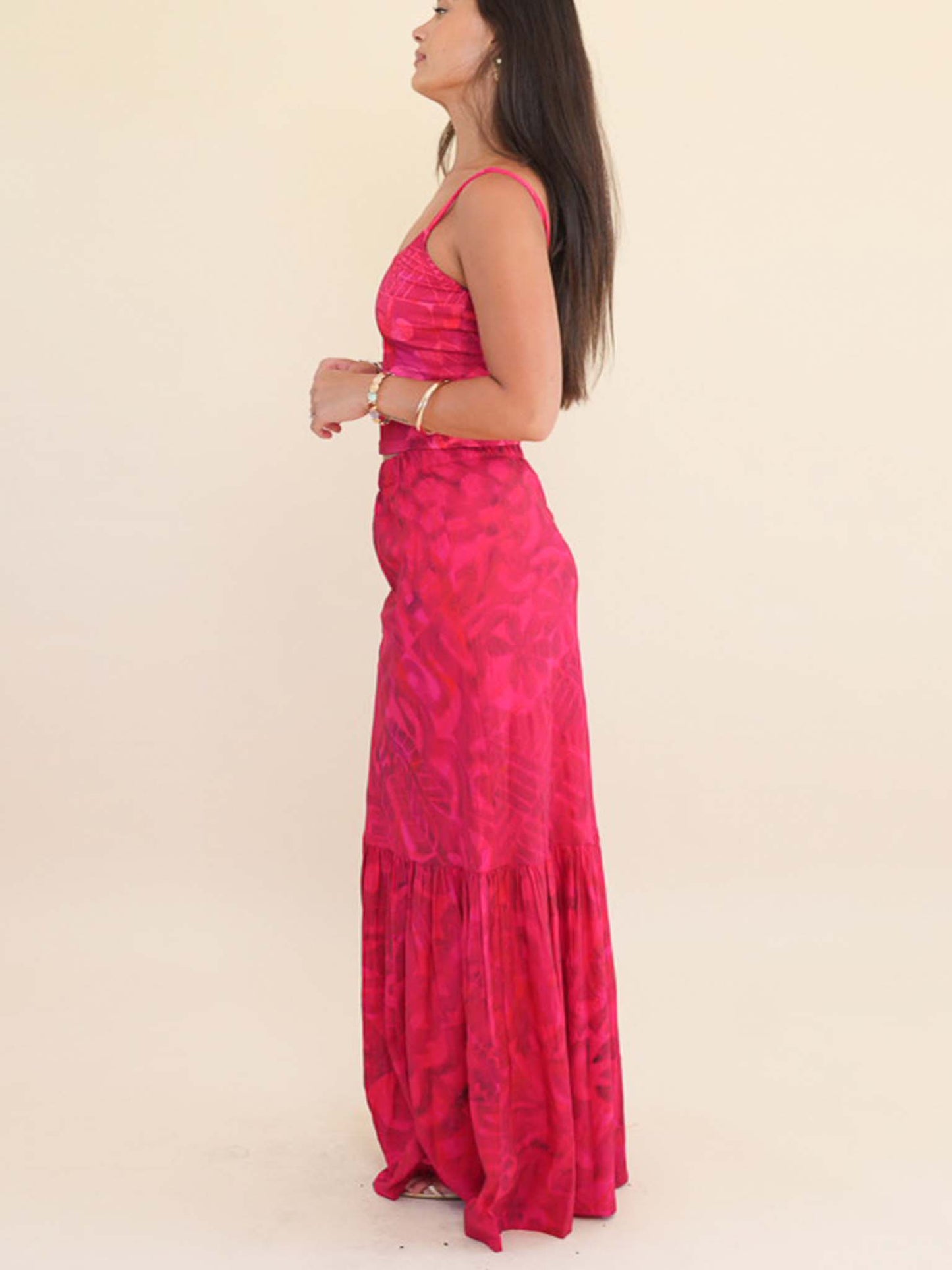 Pualani Skirt -  Dark Cerise