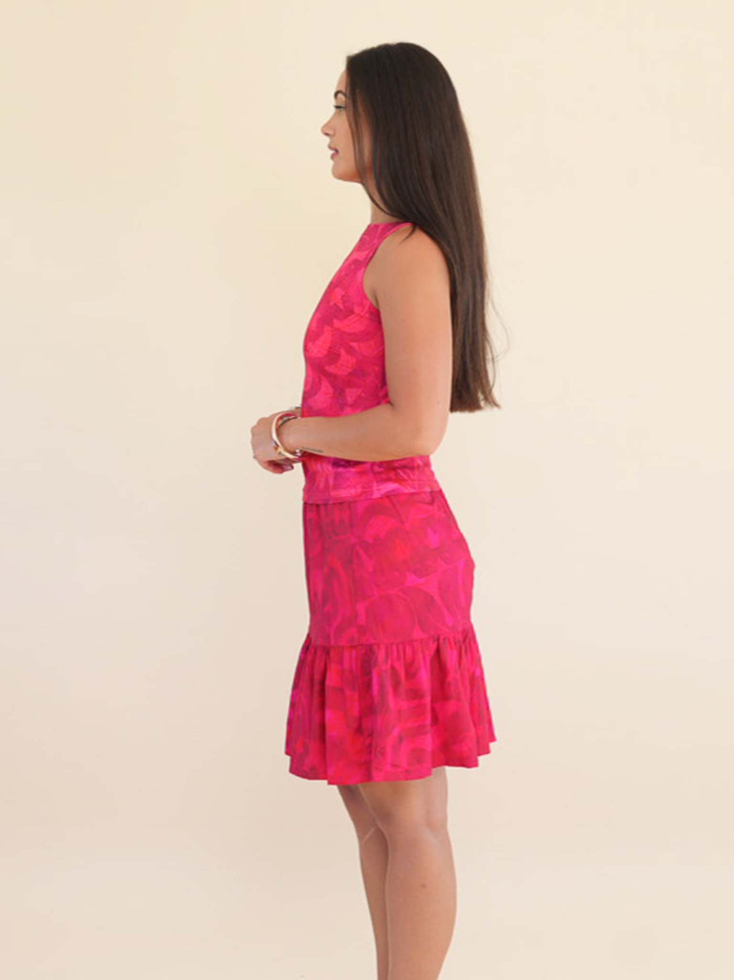 Anela Skirt -  Dark Cerise