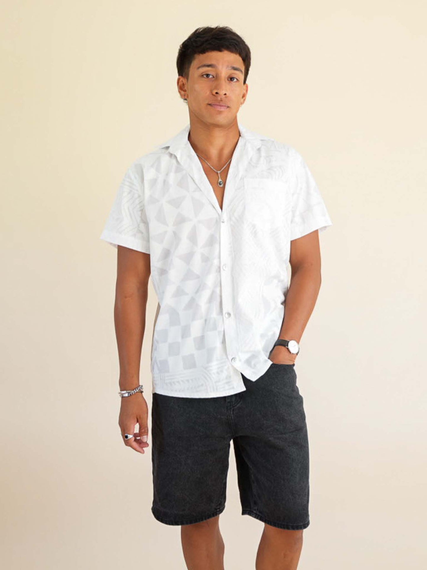 Taputu Shirt - Gardenia