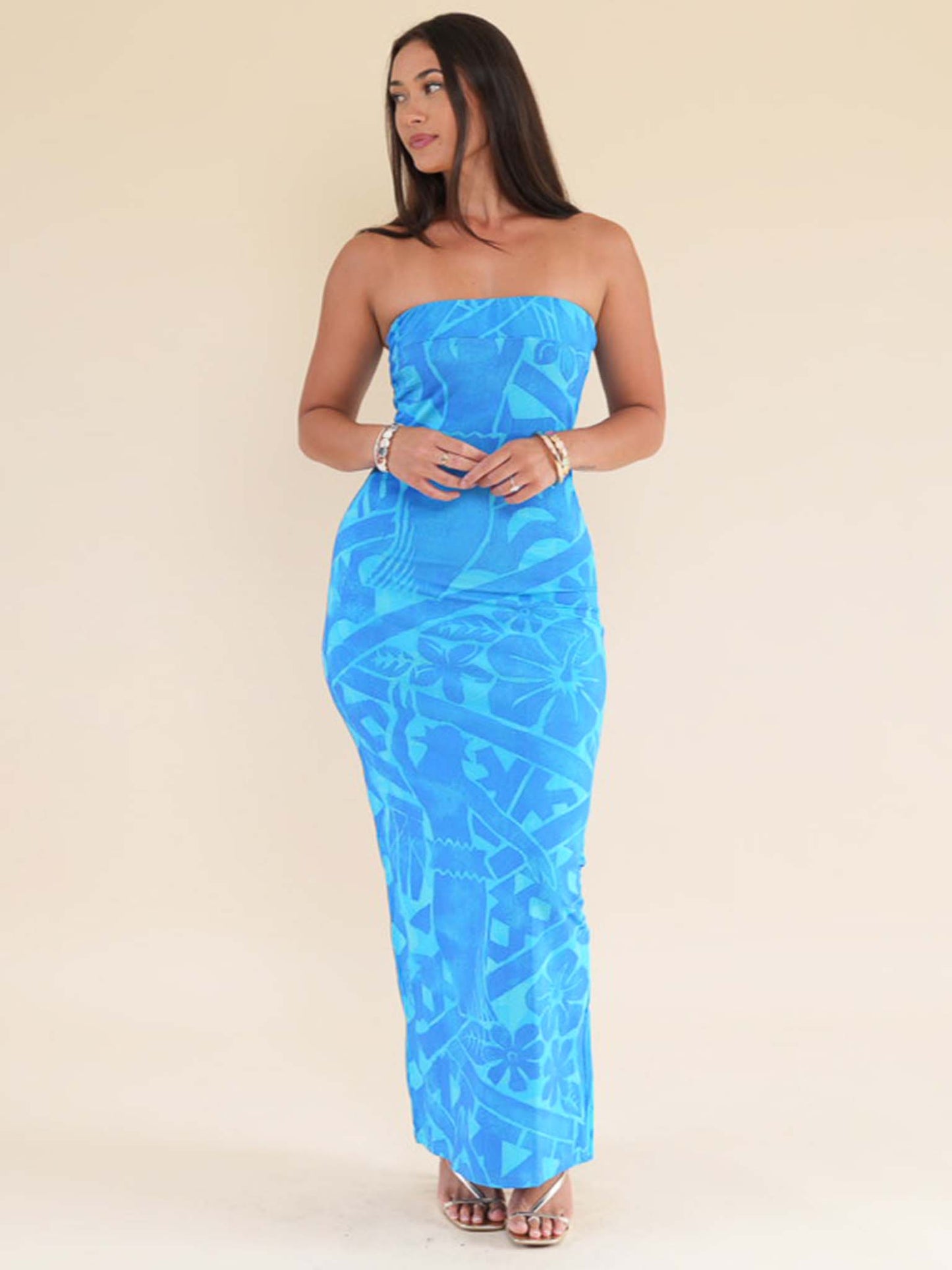 Mina Dress Long - Waimea